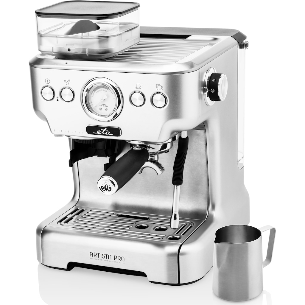 eta Espressomaschine »ARTISTA PRO ETA518190000«, Tank 2,7 l, Profi Dampfdüse, max. 20 Bar, Wahlweise 1 oder 2 Tassen