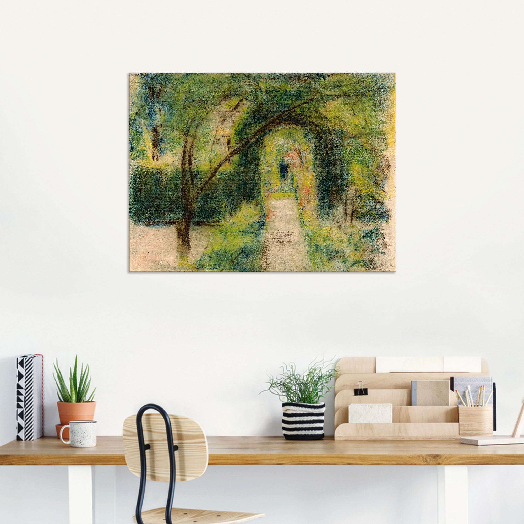 Artland Wandbild »Garten am Wannsee.«, Gartenbilder, (1 St.), als Alubild, Leinwandbild, Wandaufkleber oder Poster in versch. Größen