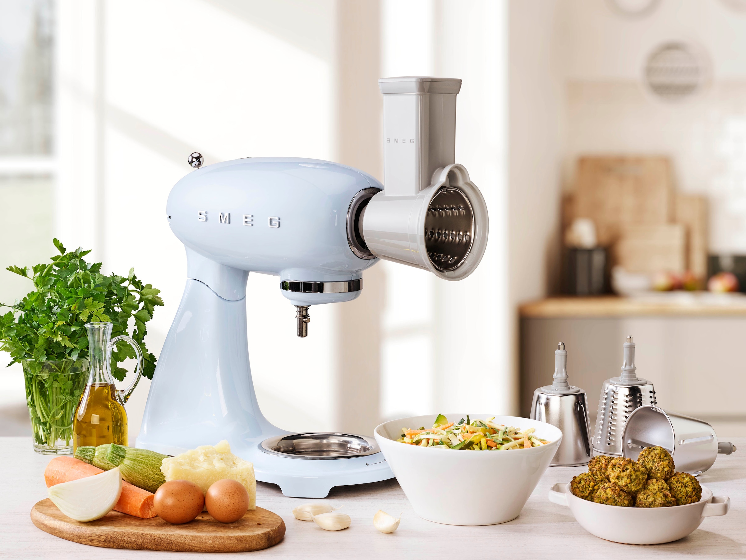 Smeg Küchenmaschine »SMF03PBEU Pastellblau«