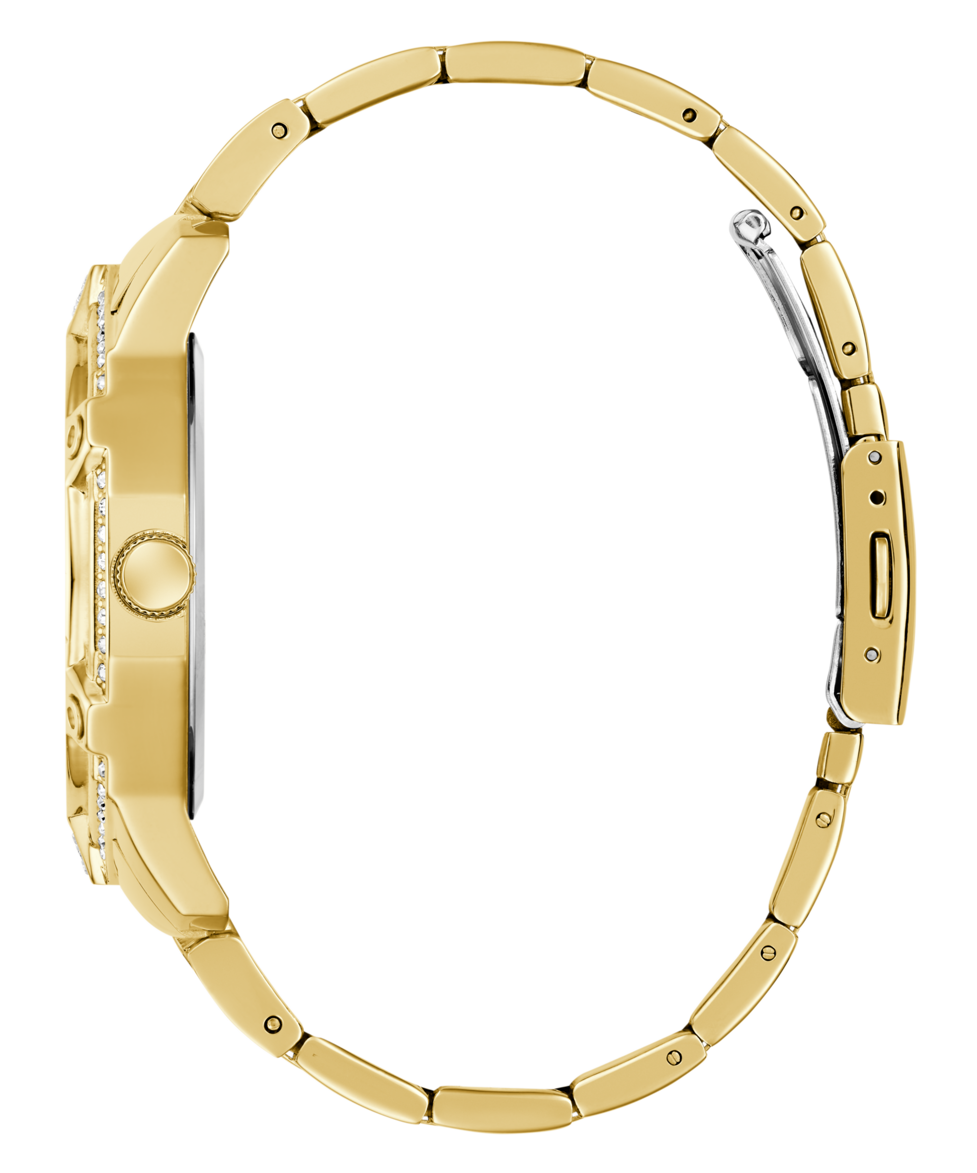 Guess Multifunktionsuhr »REGAL«, Quarzuhr, Armbanduhr, Herrenuhr, Edelstahlarmband, Datum