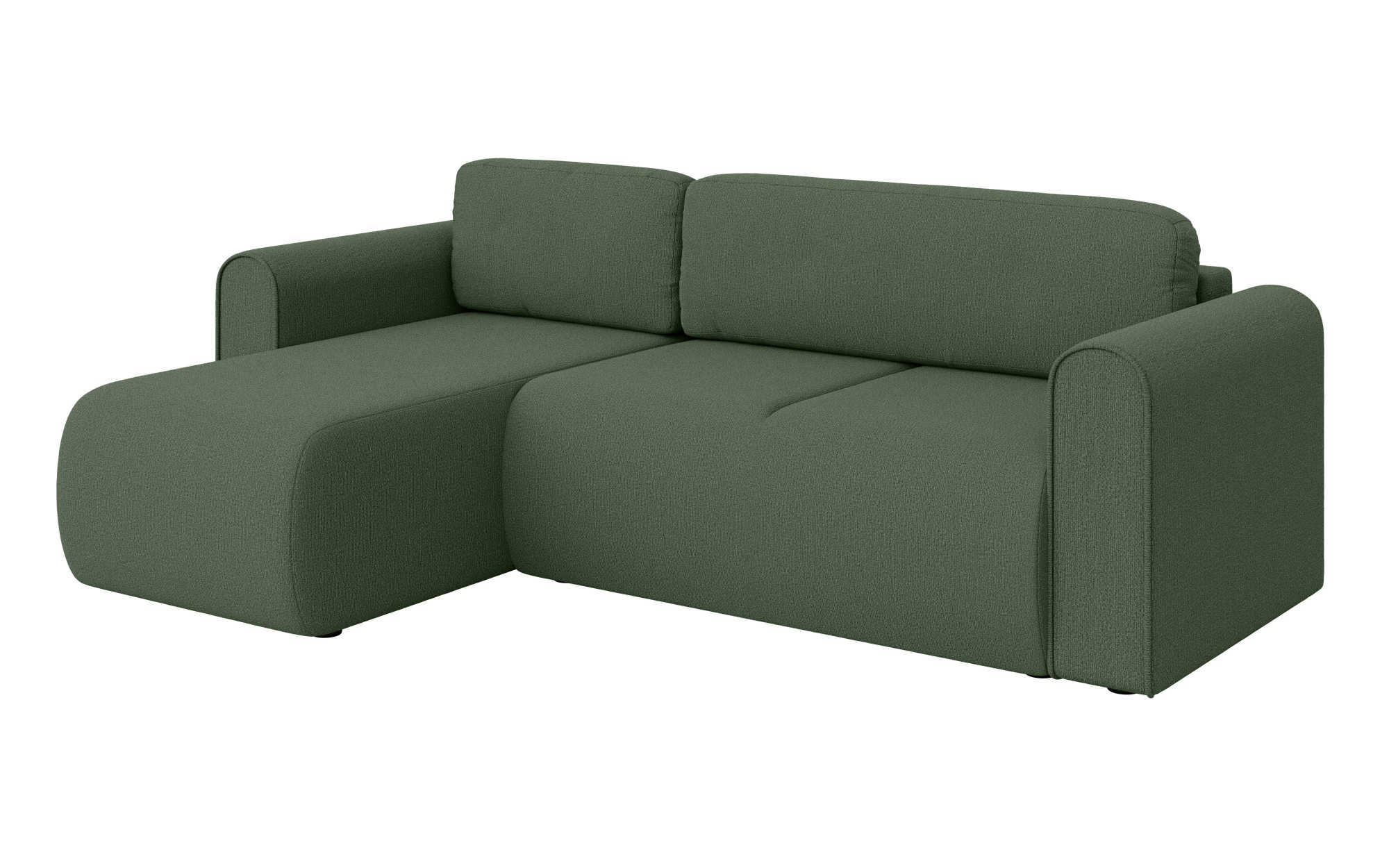 INOSIGN Ecksofa »Zacharia wahlweise Schlafsofa mit Bettkasten, B/T/H 250/166/86 cm«, L-Form mit Wellenunterfederung, Recamiere beidseitig montierbar