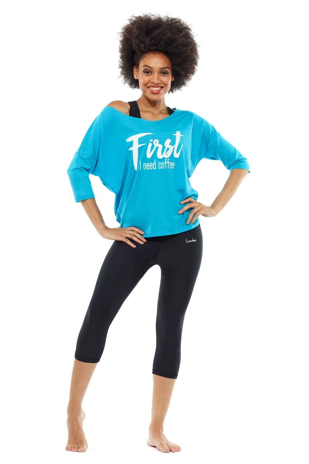 Winshape Leggings »Functional Power Shape 3/4-Tights HWL202«  High Waist mit Bauch-Weg-Effekt