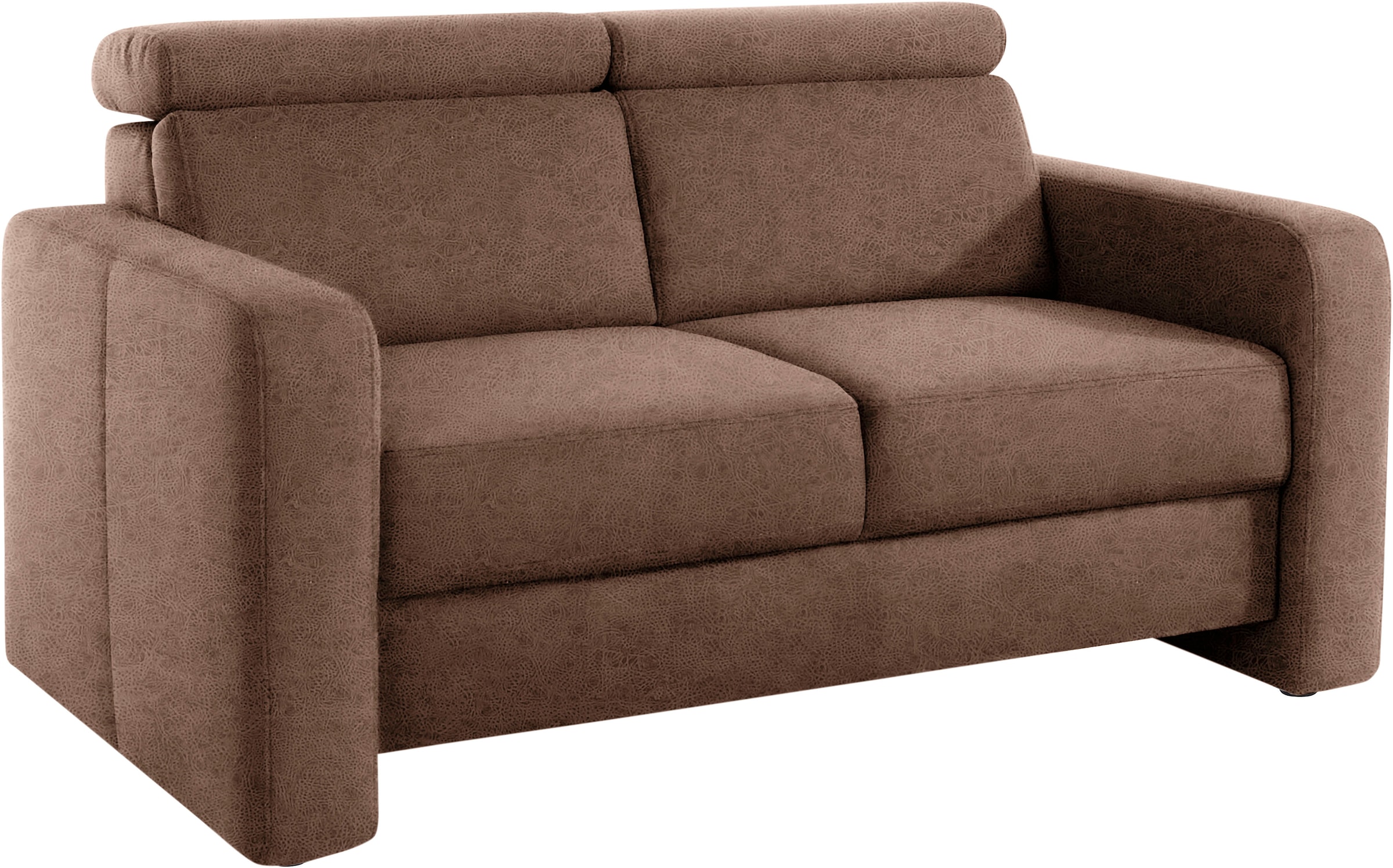 sit&more 2-Sitzer »Bologna«, inklusive Kopfteilverstellung und Federkern