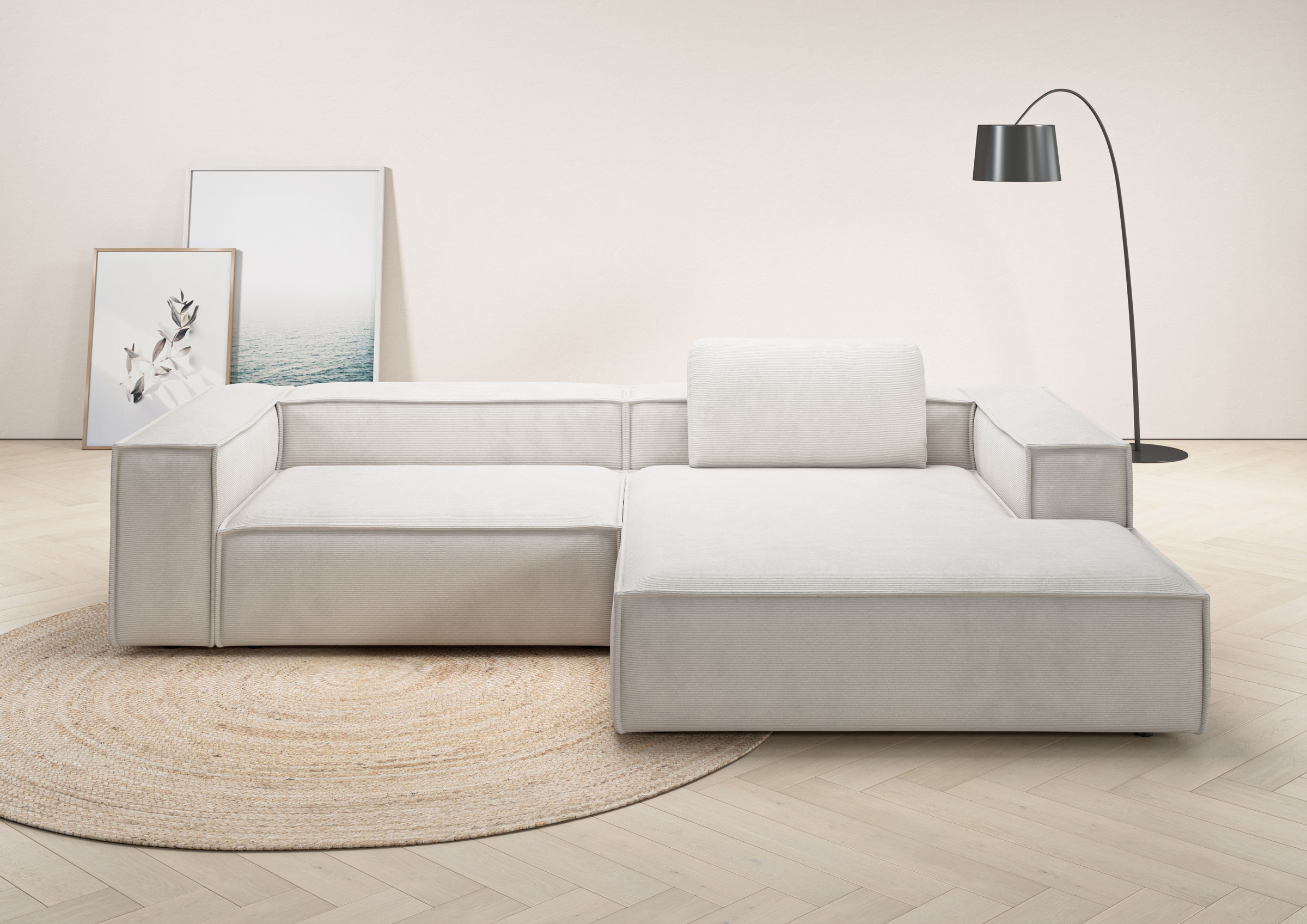 Places of Style Ecksofa »Watertown, modernes XXL L-Form, 306 cm breit«, Gro günstig online kaufen