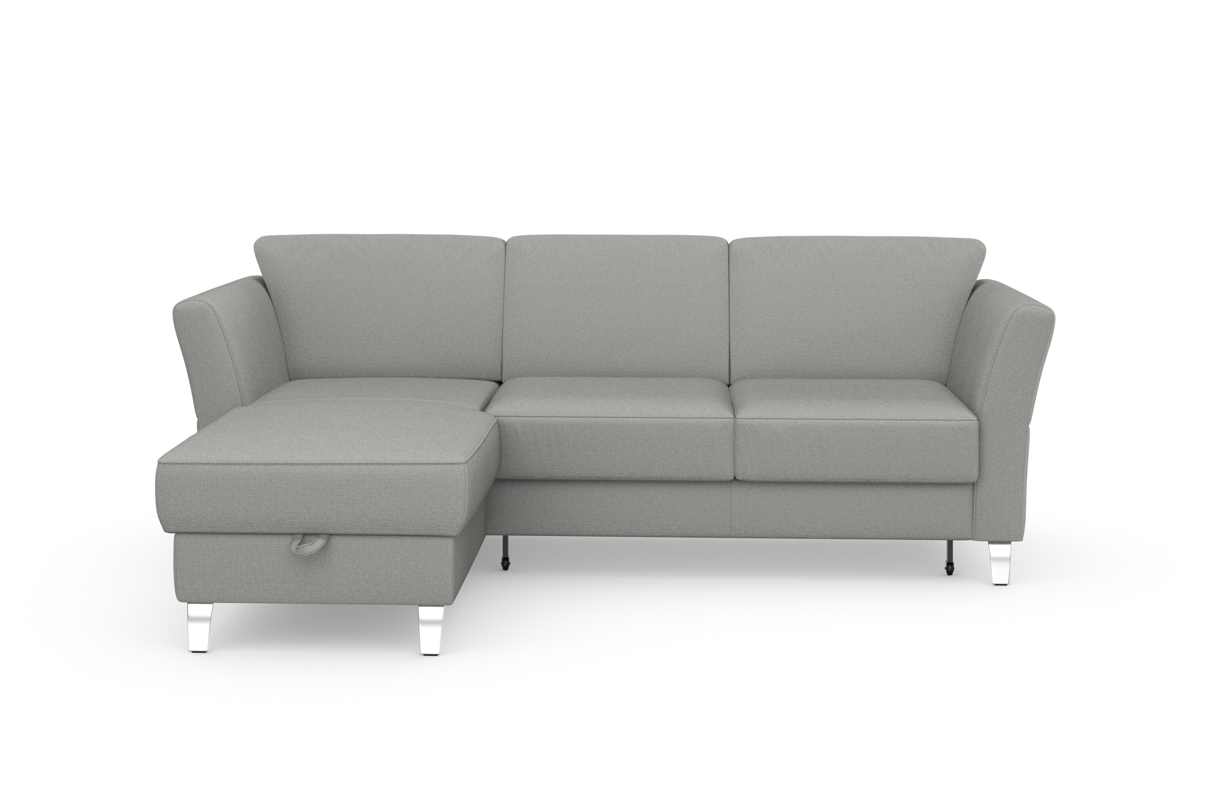 sit&more Ecksofa »Visby L-Form«, wahlweise mit Bettfunktion und Bettkasten, günstig online kaufen