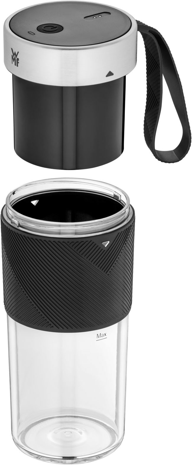 WMF Smoothie-Maker »KÜCHENminis Mix on the go« 50 W aufladbarer Mixer, tragbar und kompakt für unterwegs, leise Handhabung