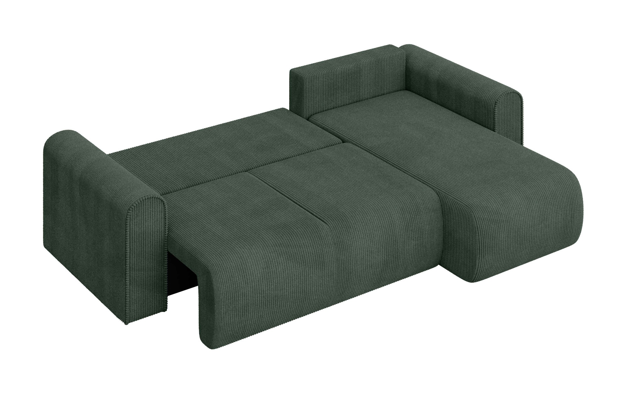 INOSIGN Ecksofa »Zacharia wahlweise Schlafsofa mit Bettkasten, B/T/H 250/166/86 cm«, L-Form mit Wellenunterfederung, Recamiere beidseitig montierbar