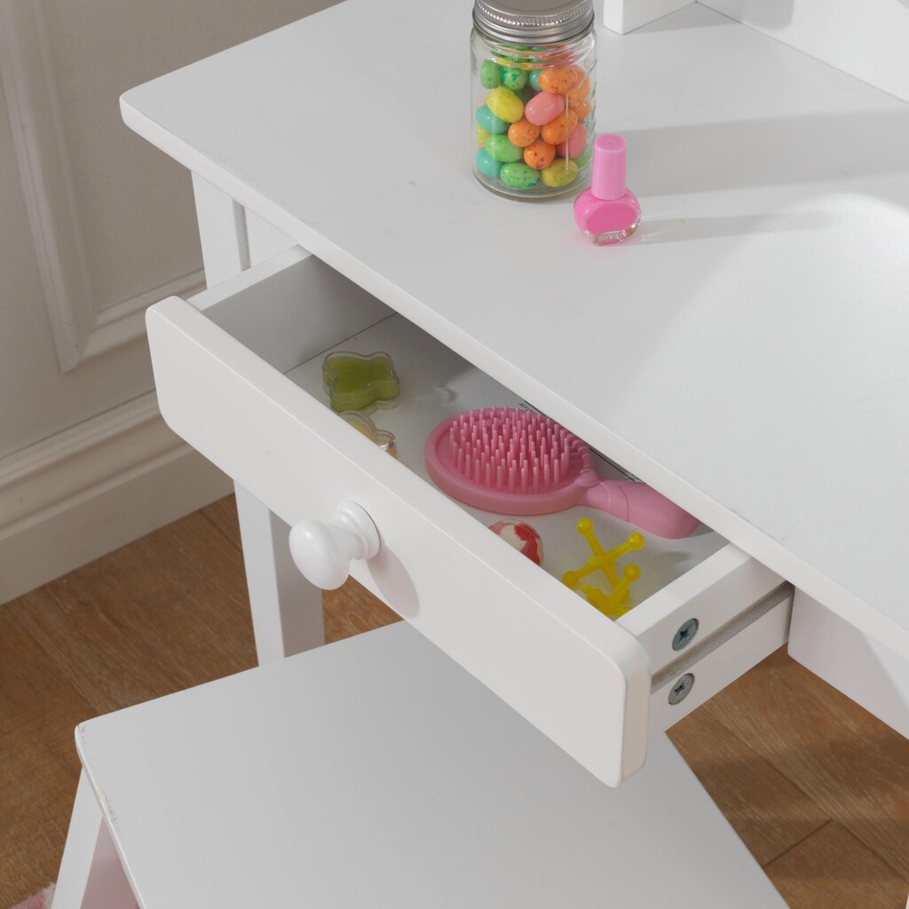 KidKraft® Schminktisch, mit Hocker