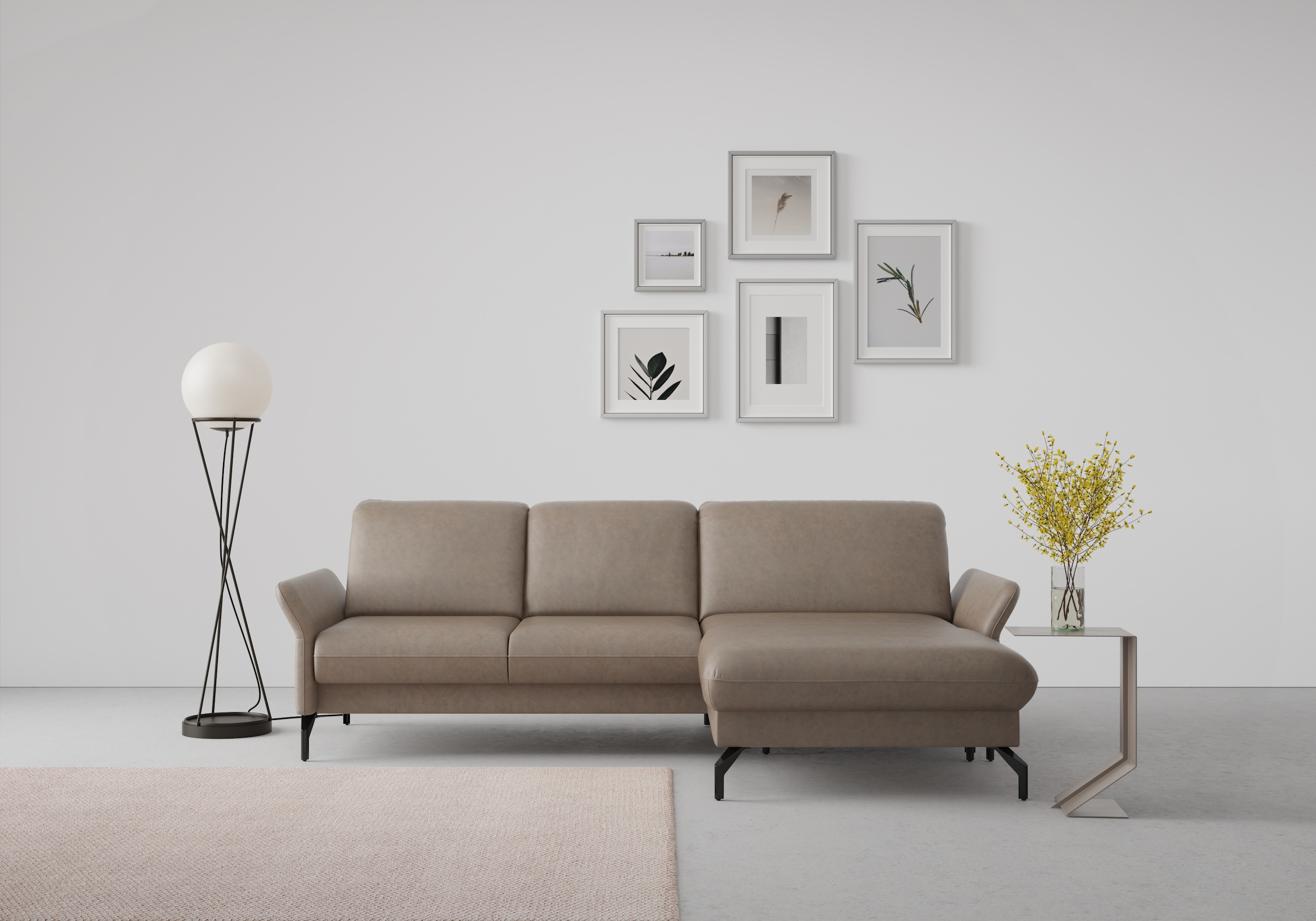 sit&more Ecksofa "Fashion L-Form", wahlweise mit Kopfteilverstellung und Vo günstig online kaufen