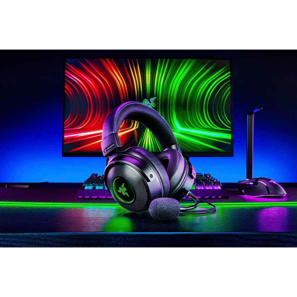 RAZER Gaming-Headset »Kraken V3 Hypersense«, Rauschunterdrückung-Mikrofon abnehmbar