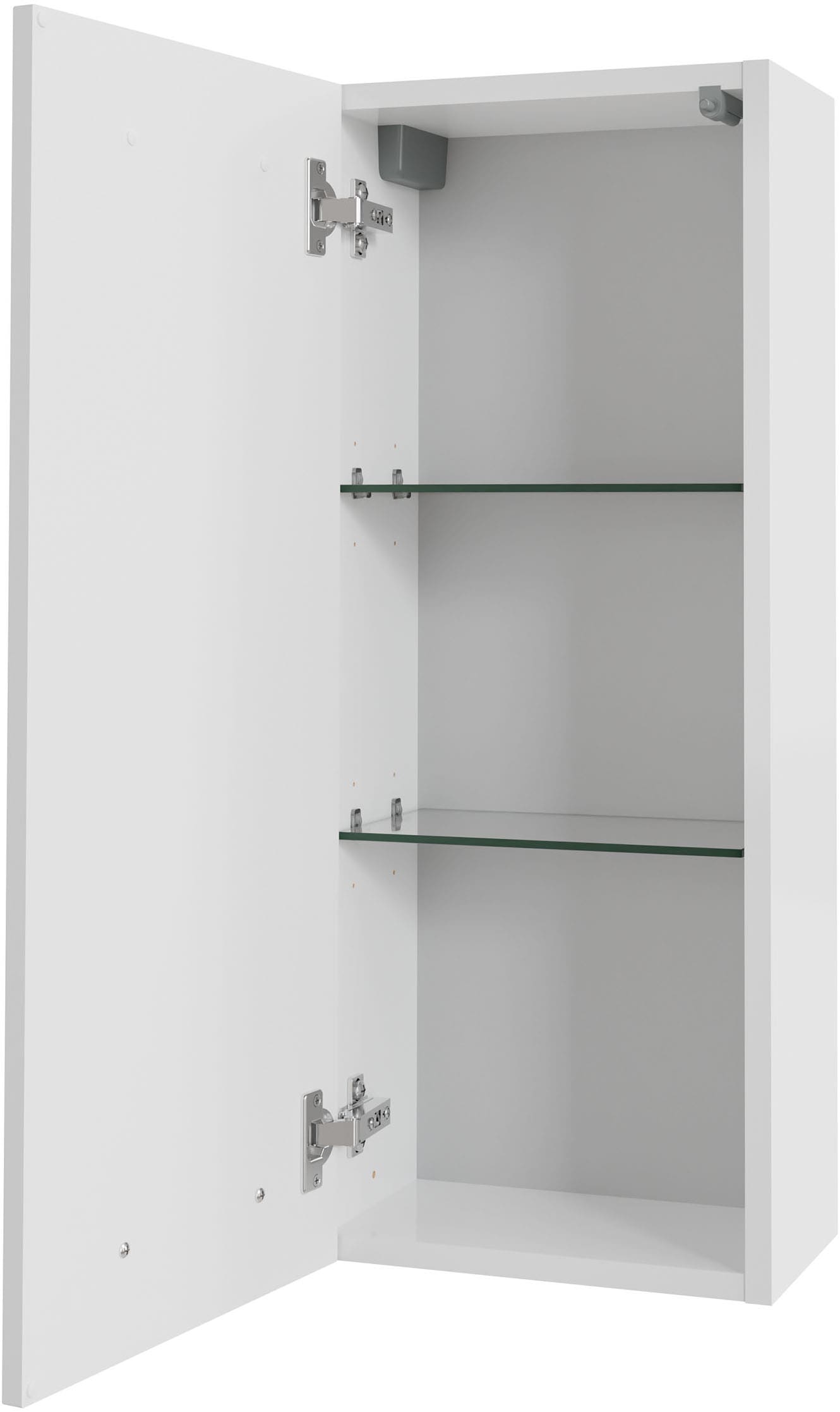 Saphir Hängeschrank »Hängeschrank Serie 3006 Badschrank 30cm breit,1 Tür,2 Glaseinlegeböden«, Badezimmer-Hängeschrank inkl. Türdämpfer, Wandschrank 73 cm hoch