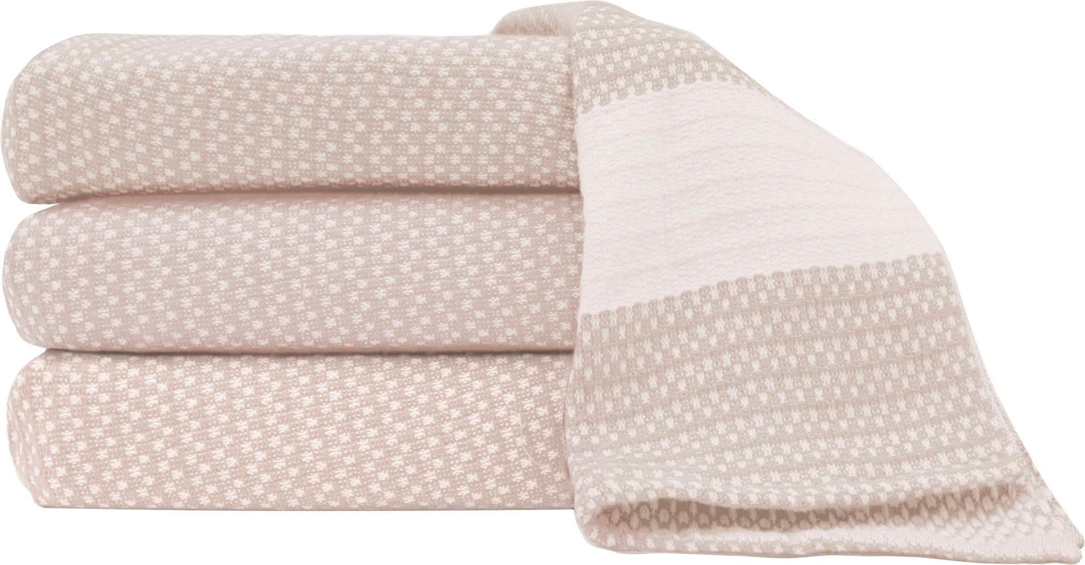 Primera Wohndecke »Schachbrett«, mit einem zeitlosen Design, Kuscheldecke günstig online kaufen
