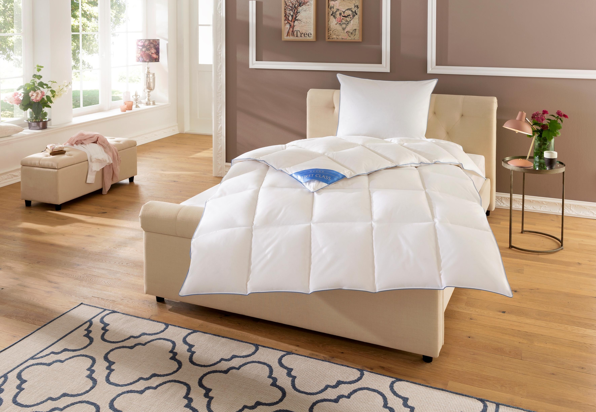 Hanse by RIBECO Daunenbettdecke »Lina« normal Füllung 90% Daunen & 10% Fede günstig online kaufen