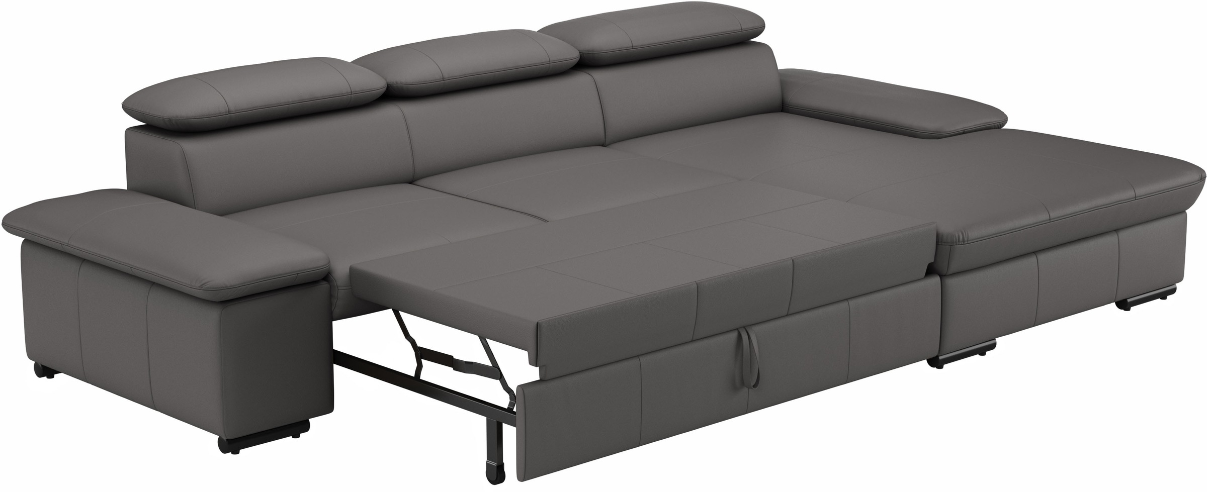 sit&more Ecksofa »Alcudia L-Form«, wahlweise mit Bettfunktion