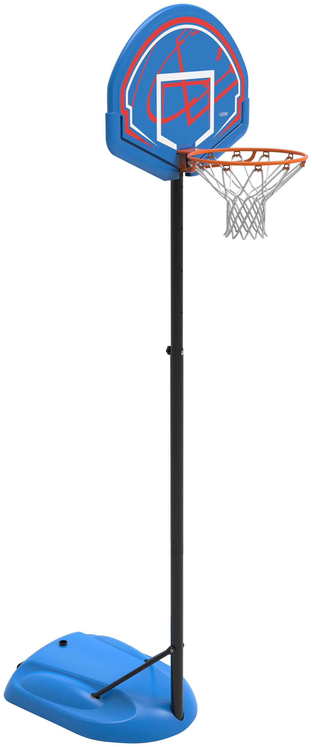 Basketballkorb »Nebraska«, höhenverstellbar blau