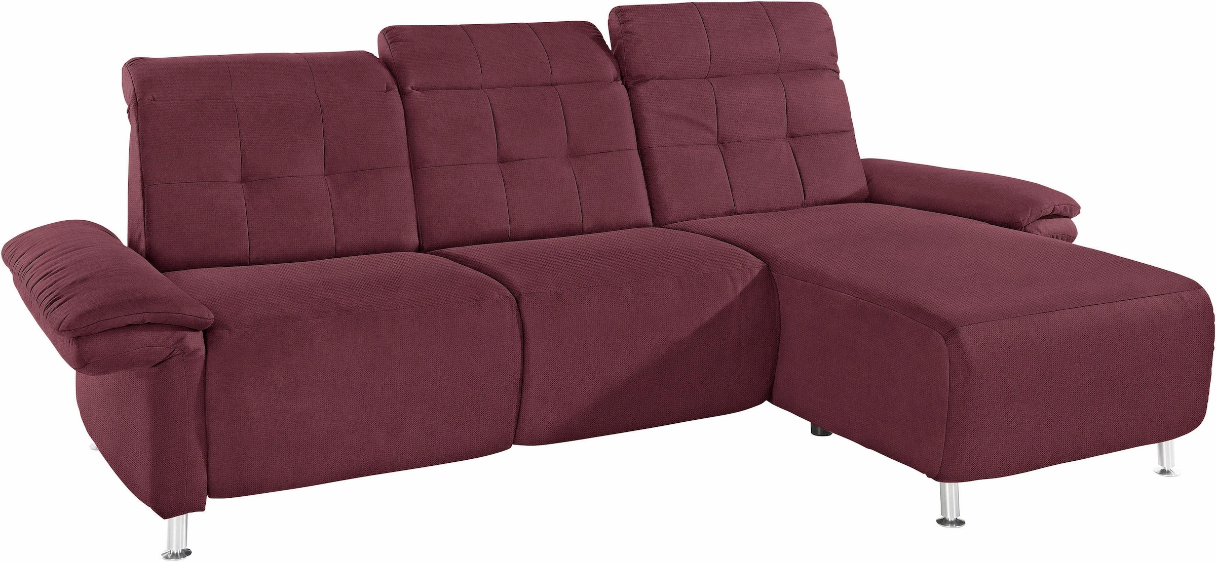 Places of Style Ecksofa "Manhattan L-Form", 2 Sitze mit elektrischer Relaxf günstig online kaufen