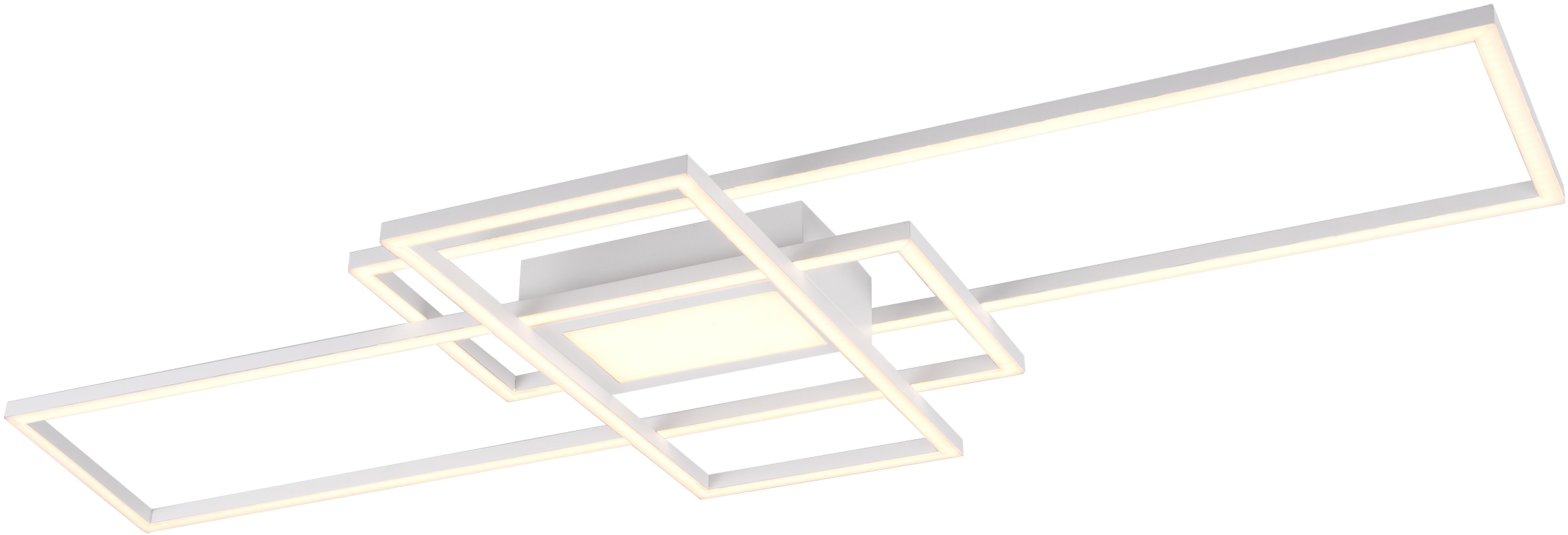 TRIO Leuchten LED Deckenleuchte »MILA«, Deckenlampe inkl. Fernbedienung, dimmbar, 3000 - 6500K, 105xx42x6,5 cm