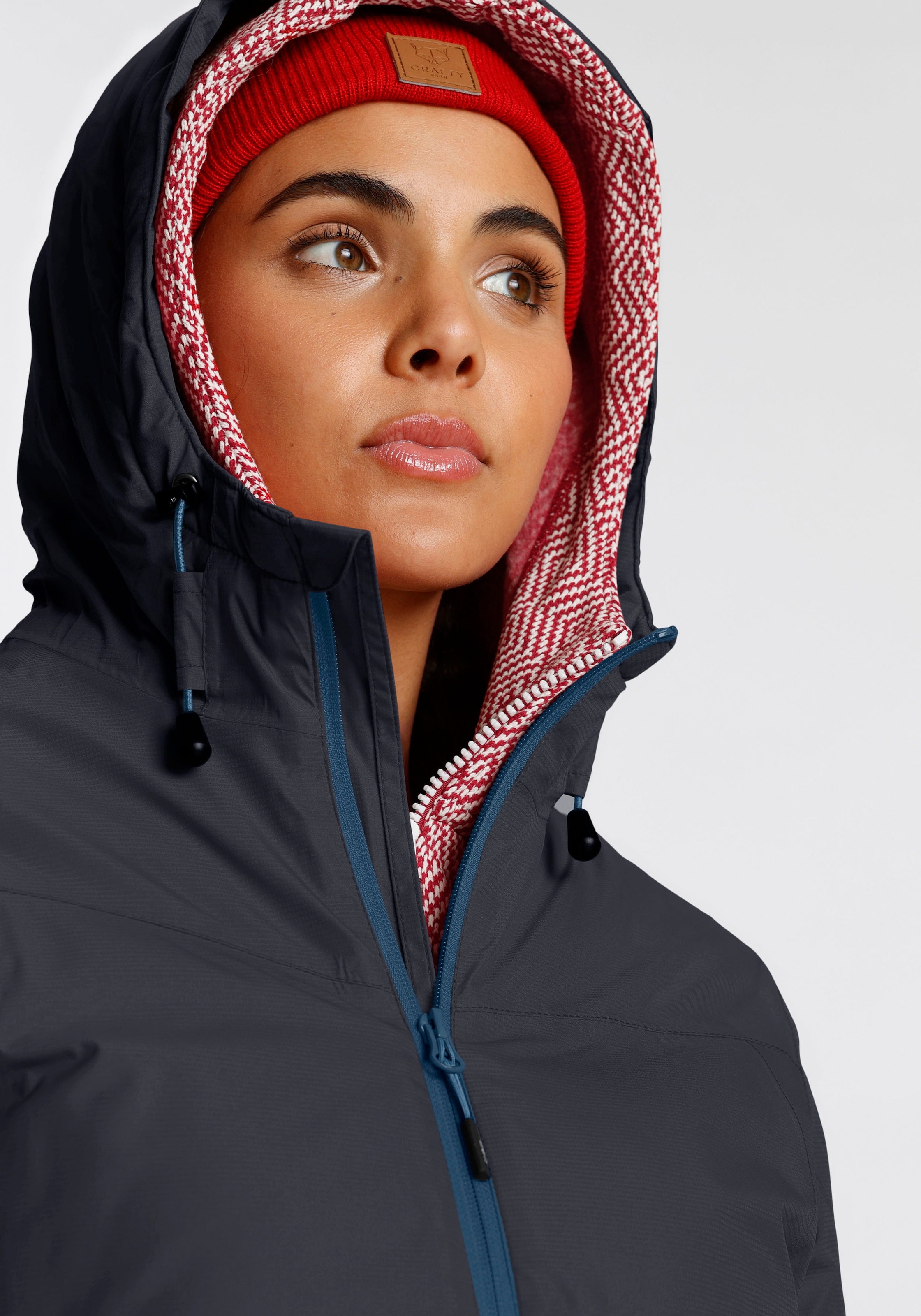 CMP Funktionsjacke »WOMAN JACKET FIX HOOD«, mit Kapuze, Winddicht & Wasserabweisend & Atmungsaktiv