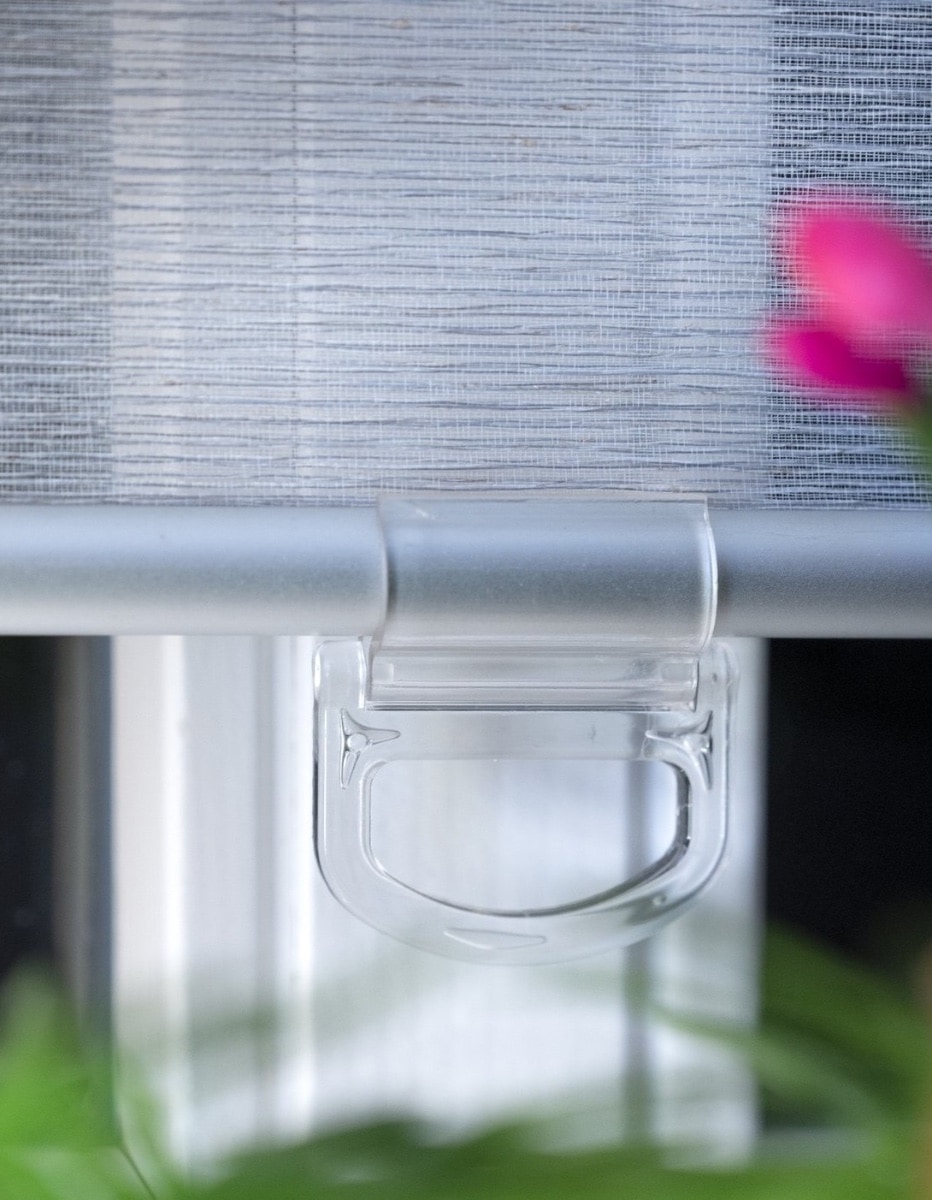 K-HOME Springrollo halbtransparent mit Bohren/ohne Bohren freihängend