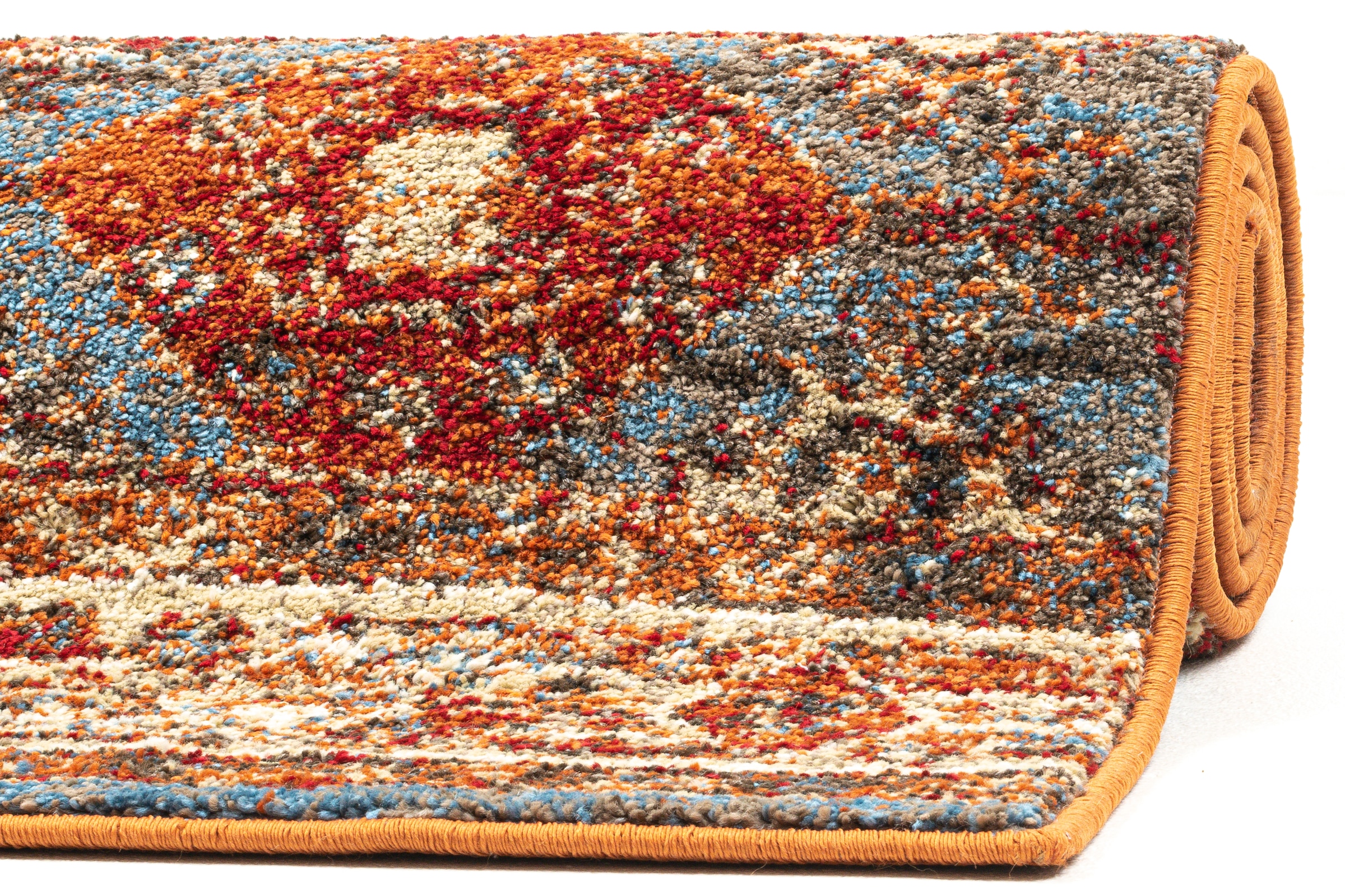 Gino Falcone Teppich »Felicia 26559«, rechteckig, 12 mm Höhe, Kurzflor, modernes Ethno-Design, weicher Flor