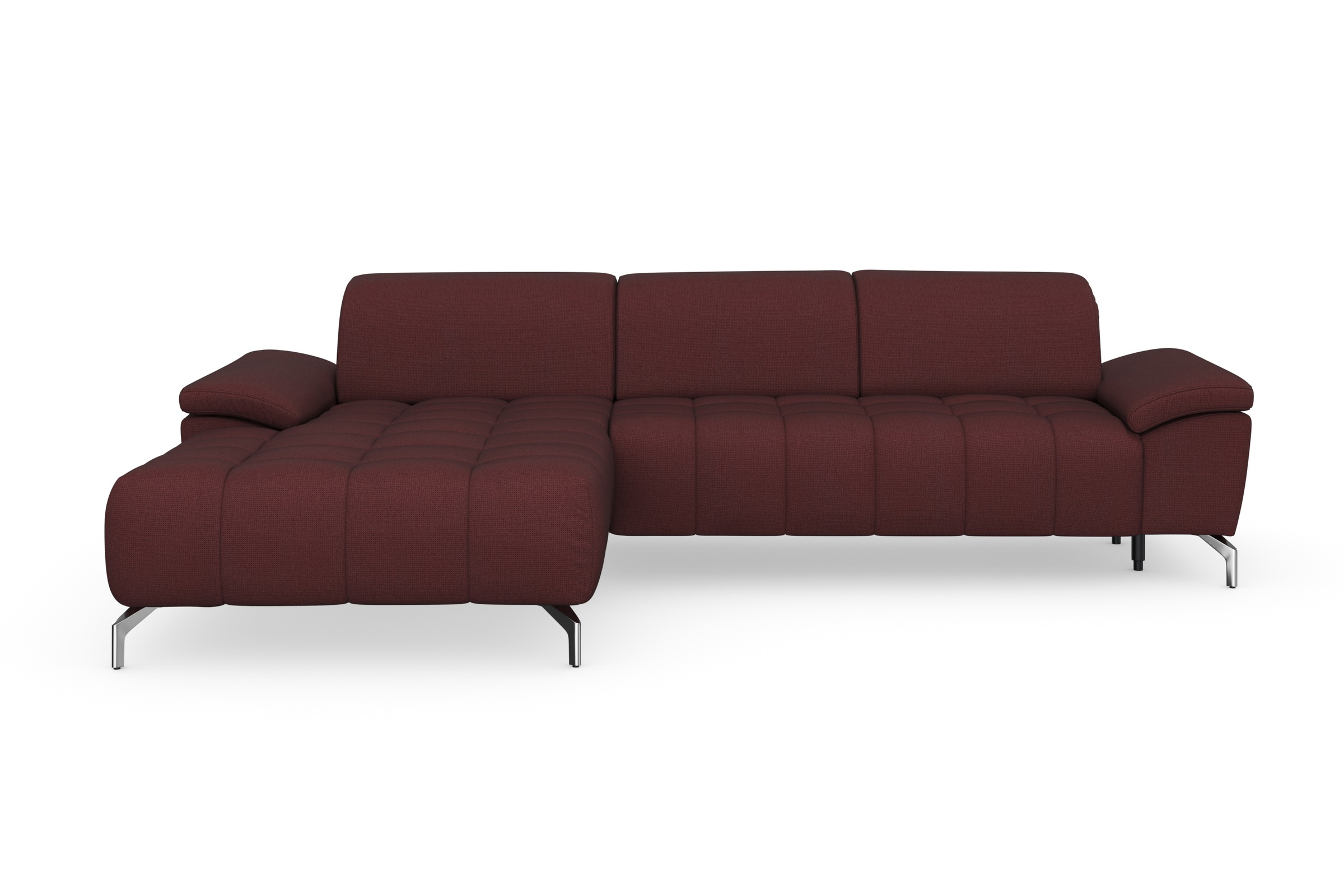 sit&more Ecksofa "Cool L-Form", wahlweise mit Kopfteilverstellung und Vorzi günstig online kaufen