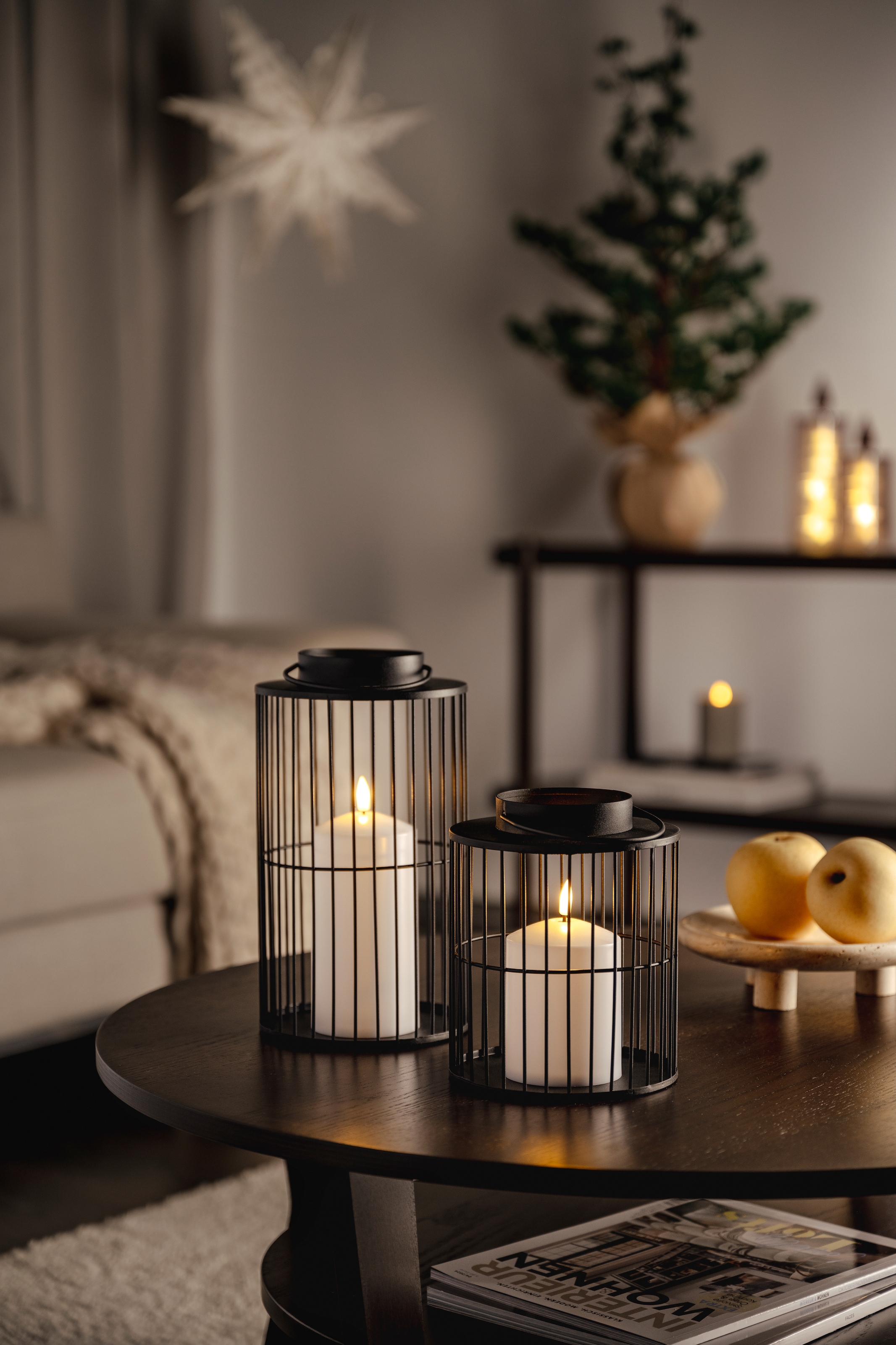 LEONARDO LED-Leuchte »Silenzio« aus schwarzem Metall