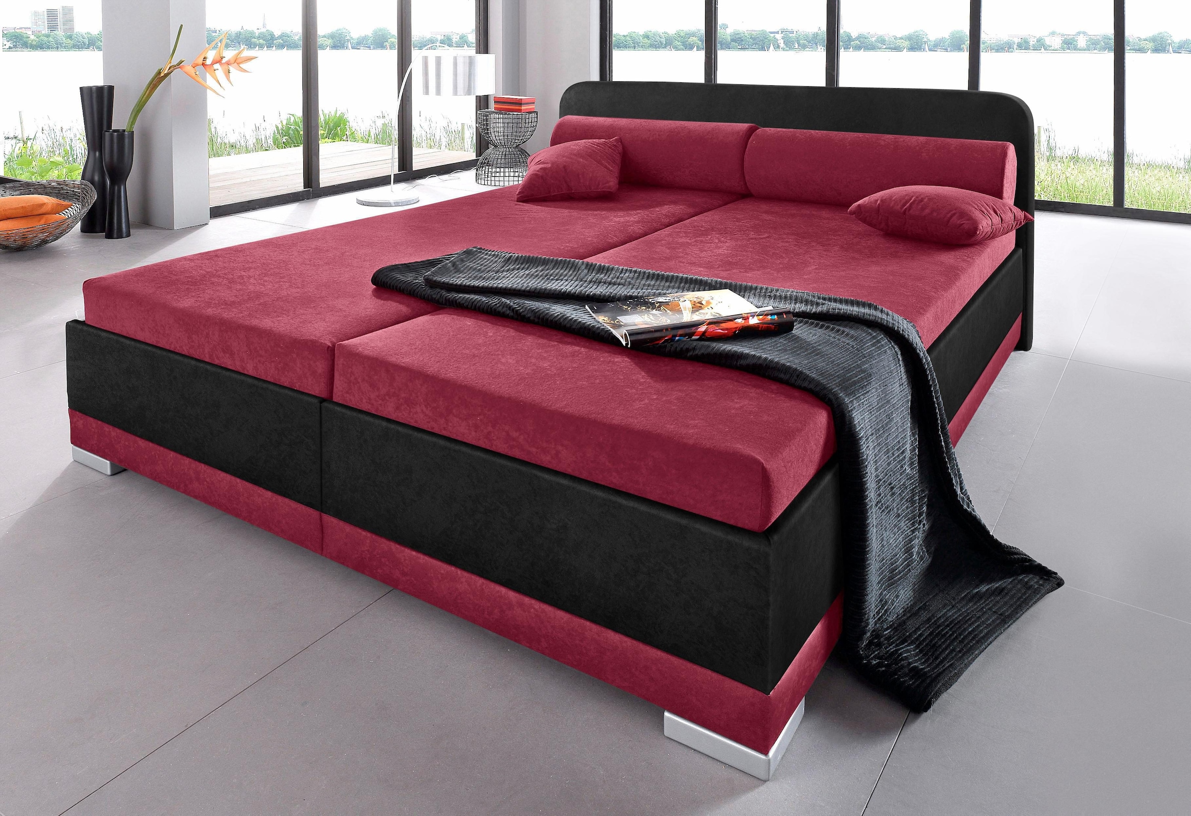 Maintal Polsterbett »wahlweise mit Matratze und praktischen Bettkasten,« in günstig online kaufen