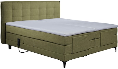 Boxspringbett »Edward«, 180x200cm, mit motorischer Verstellung, inklusive Matratze und...