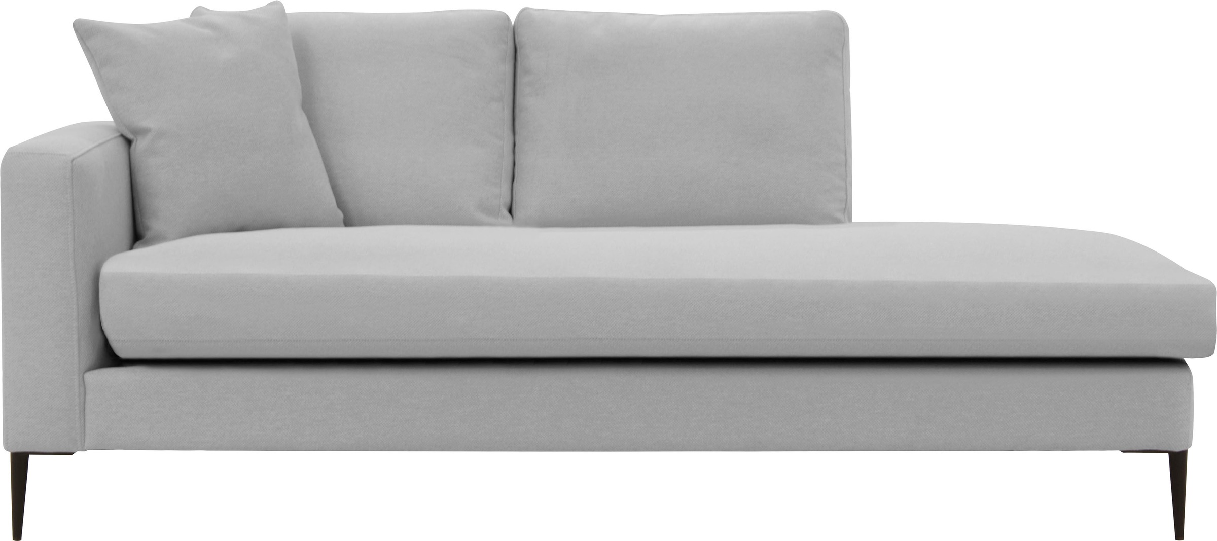 Home affaire Recamiere »Cozy Chaiselongue, Maße B/T/H: 195/97/80 cm« mit lo günstig online kaufen