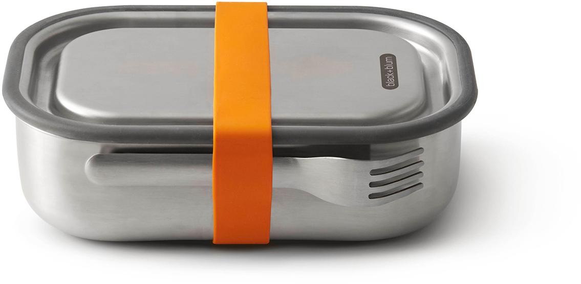 black+blum Lunchbox 1 Stk. tlg. mit Silikon-Ventil, Gabel und Gurt, 1000 ml günstig online kaufen