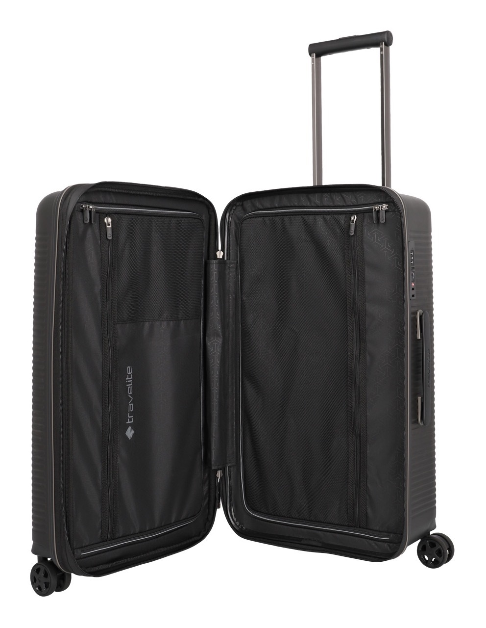 travelite Trolleyset »ROOMER Trunk M/L«, (Set, 2 tlg.), Kofferset Aufgabegepäck Reisekoffer Volumenerweiterung
