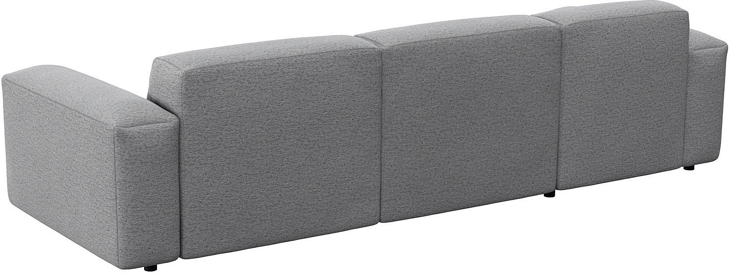 FLEXLUX Ecksofa »Lucera bequem und komfortabel durch hochwertigen Sitzaufbau, L.Form«, modern & anschmiegsam, Kaltschaum, Stahl-Wellenunterfederung
