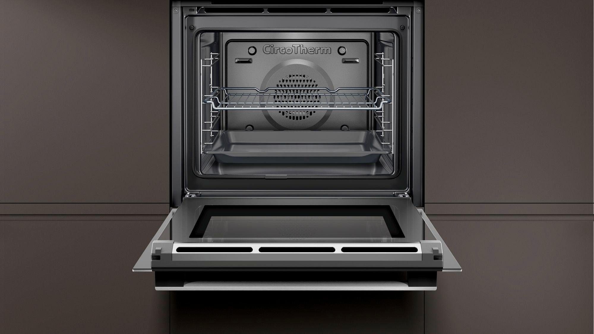 15. Bild von NEFF Backofen-Set »XB46P«, B2CCG6AN0, mit Teleskopauszug nachrüstbar, Pyrolyse-Selbstreinigung, CircoTherm® Heißluftsystem