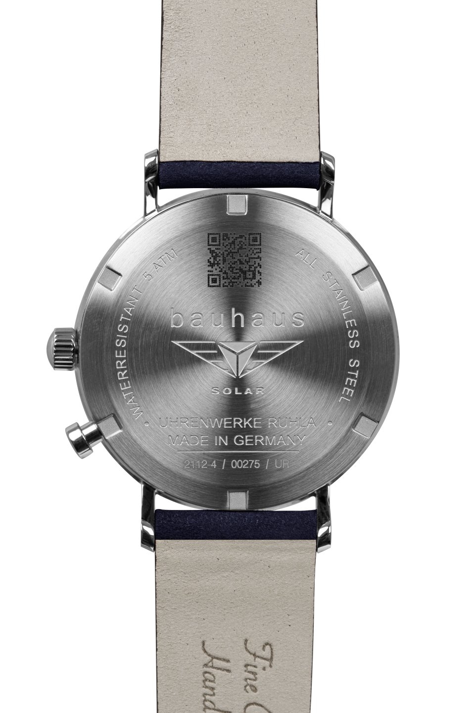 bauhaus Solaruhr »Solar Power Reserve«, Armbanduhr, Herrenuhr, Datum, Made in Germany