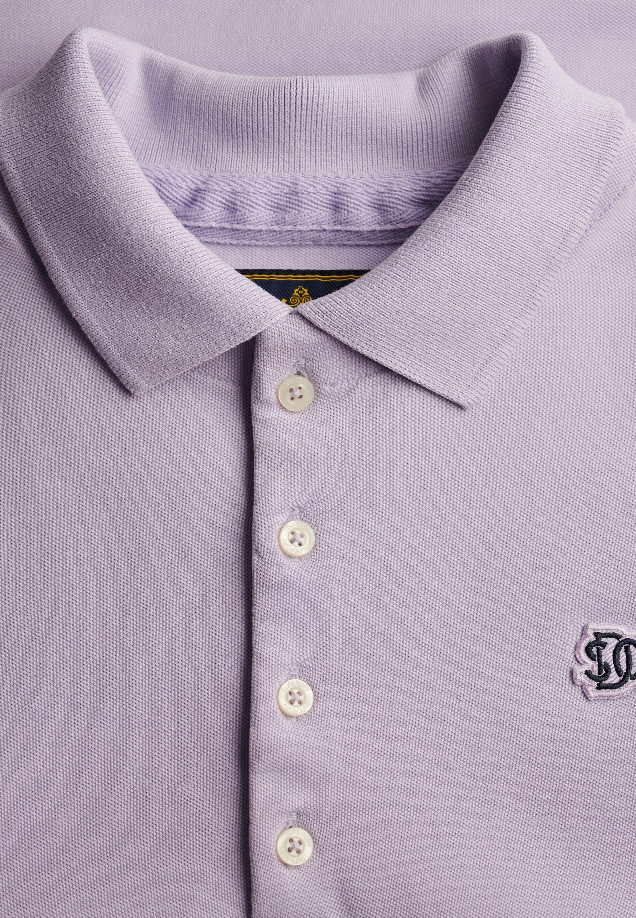 Superdry Poloshirt »HERITAGE SLIM FIT POLO« mit klassischem Polokragen, aus Baumwollmischung, in Single Jersey