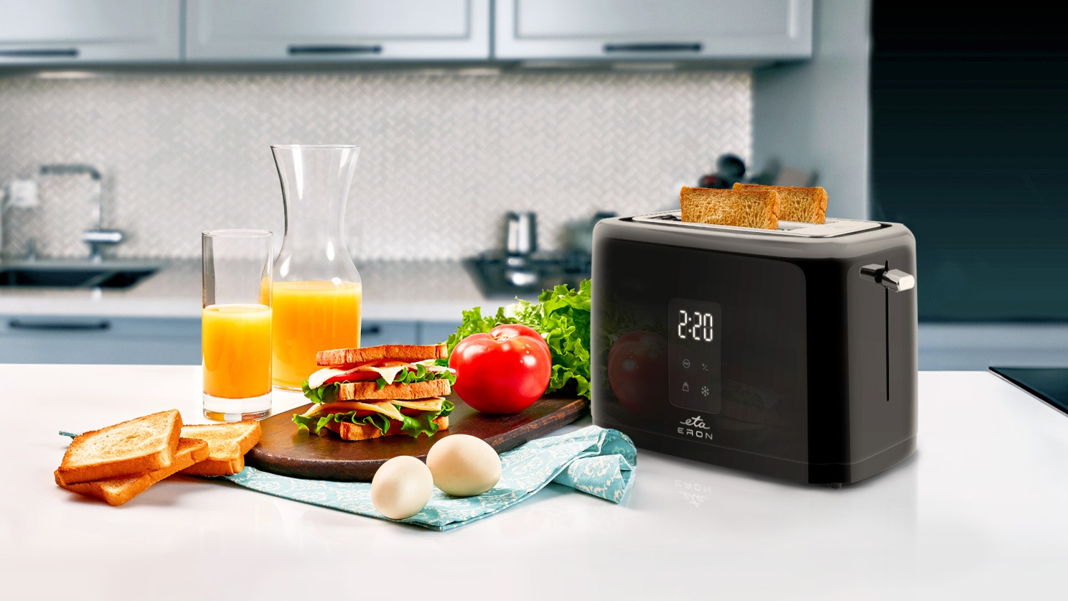 eta Toaster »ERON ETA816690000«, 2 Schlitze, für 2 Scheiben, 930 W