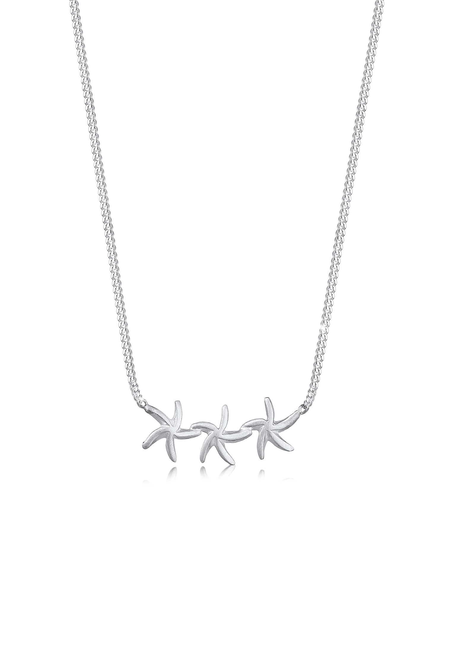 SLUYNZ Sterling Silber Seestern Halskette - 925er Silber Choker Mit CZ Stein
