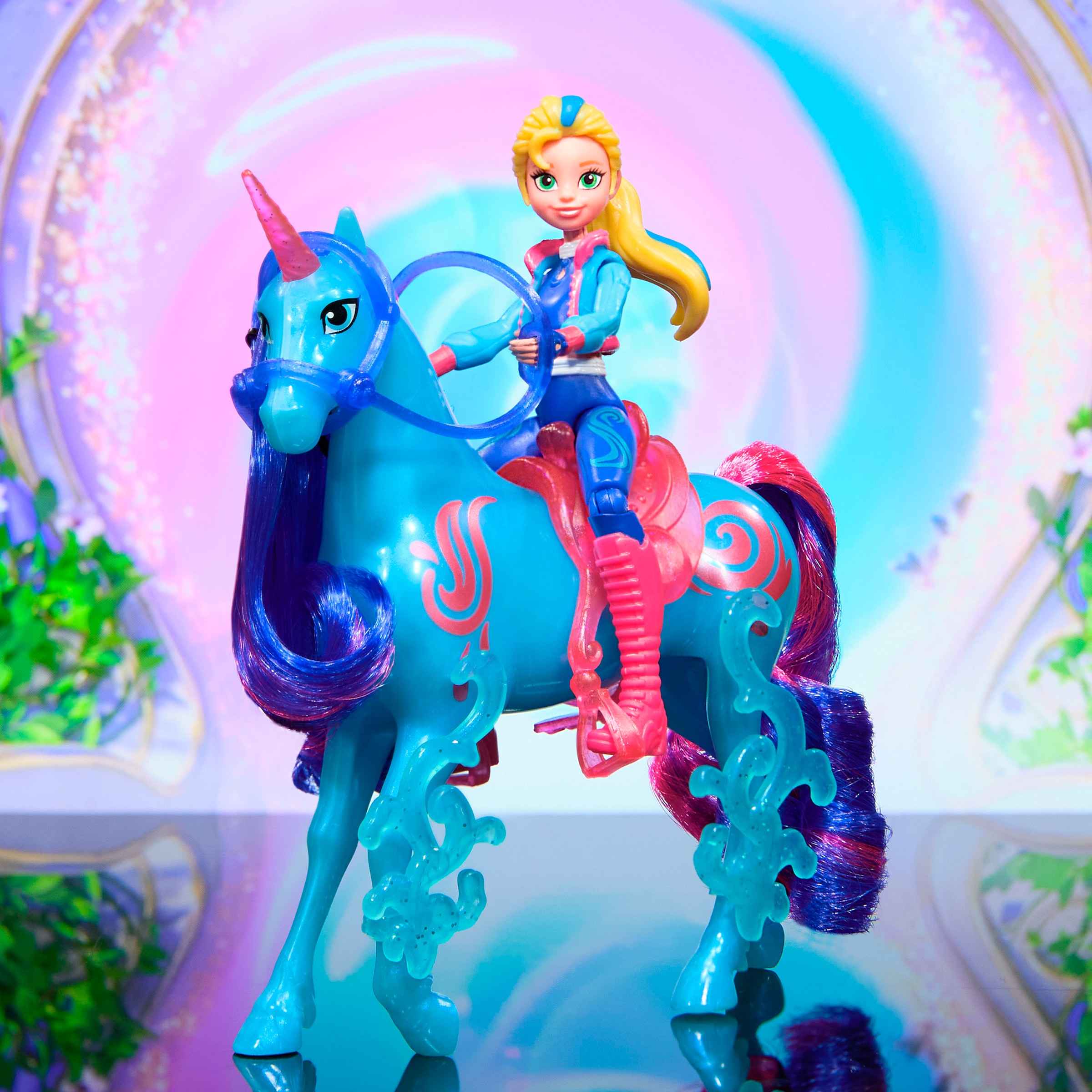 Spin Master Anziehpuppe »Unicorn Academy - Isabel & Einhorn River«, mit echter Mähne