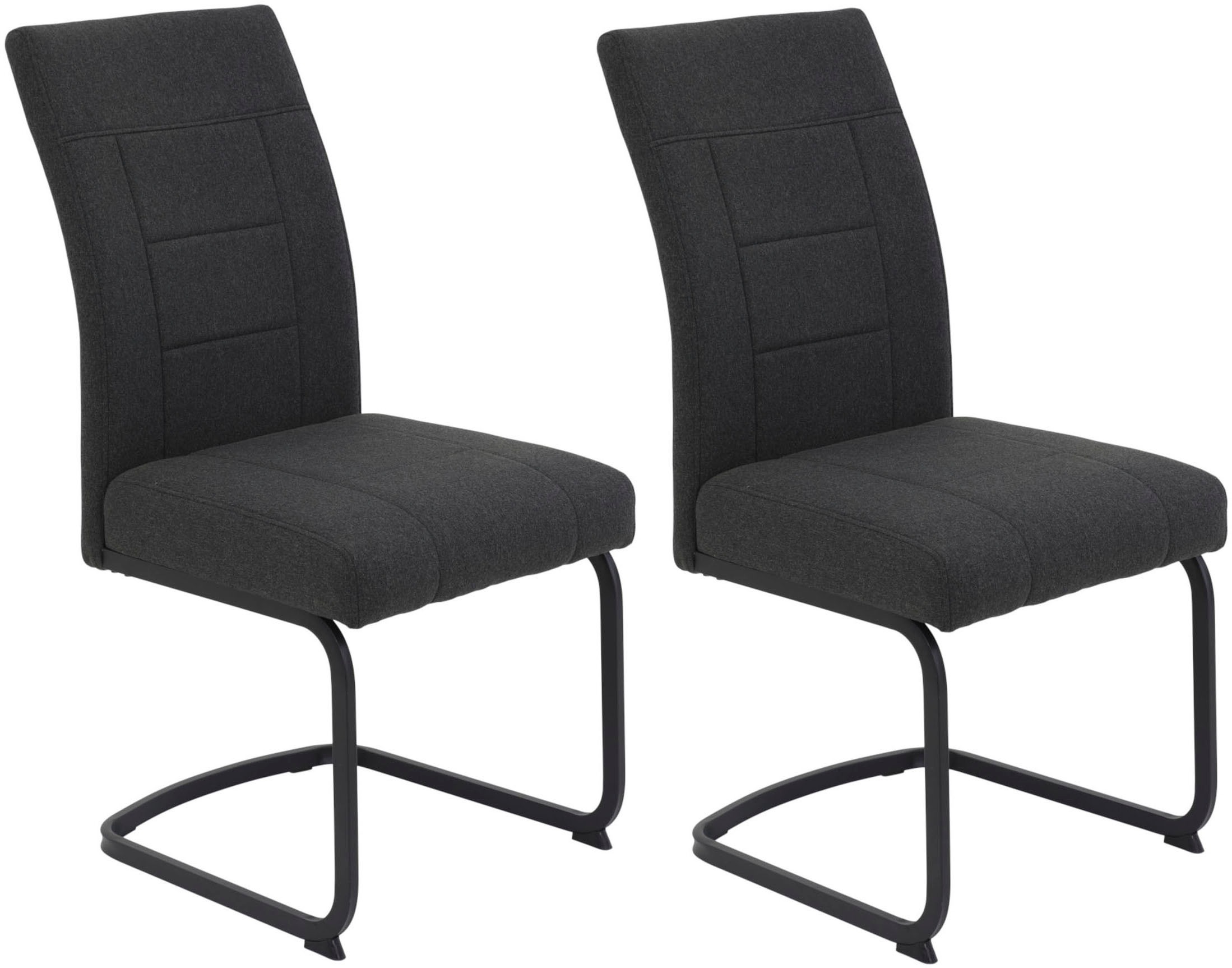 TOM TAILOR Freischwinger »BRINDISI, Esszimmerstuhl«, (Set), 2 St., Webstoff günstig online kaufen