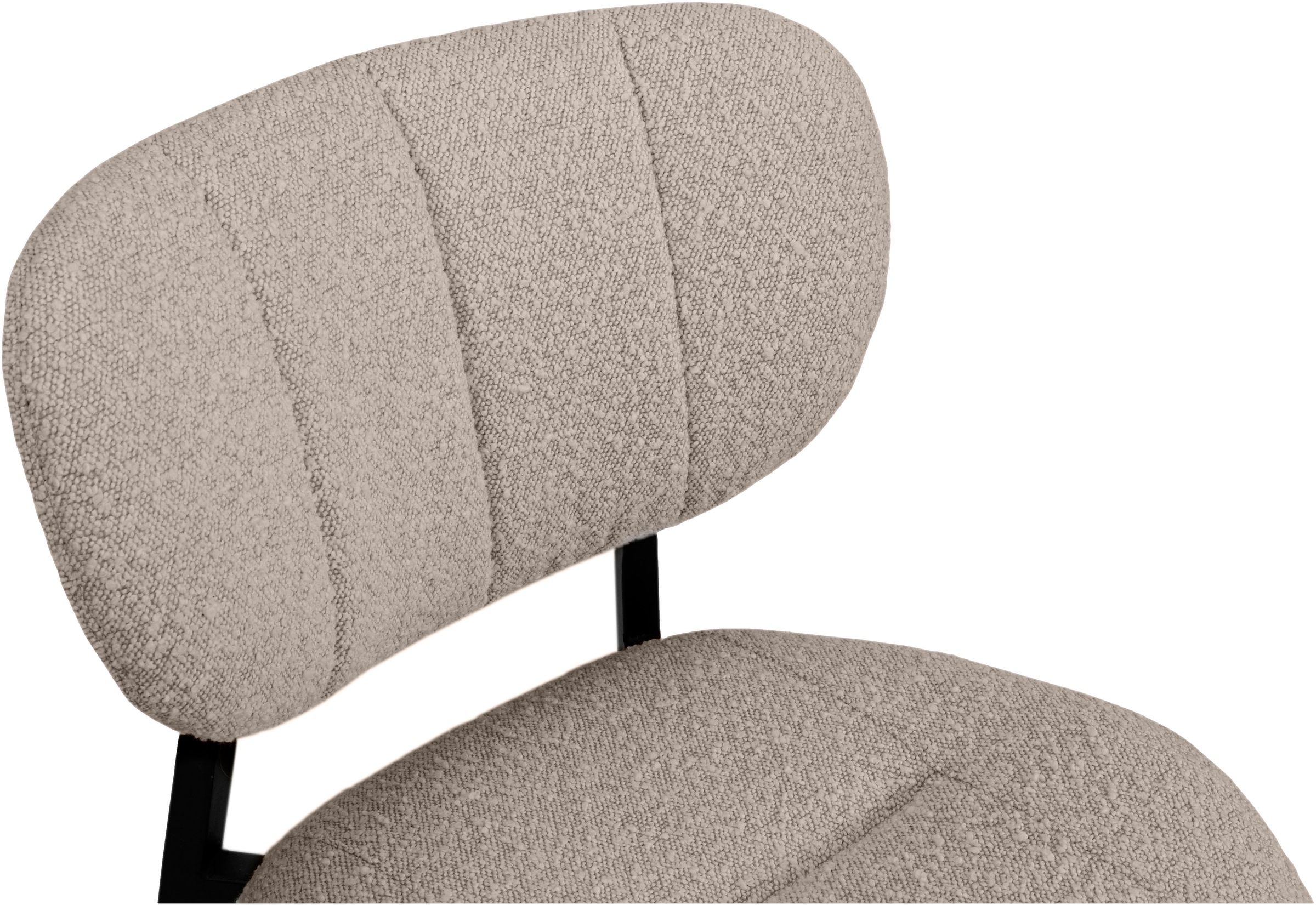 OMG Design Esszimmerstuhl »Joe«, (Set), 1 St., Stoff, moderner Bouclé Bezug, bequem gepolstert, Küchenstuhl