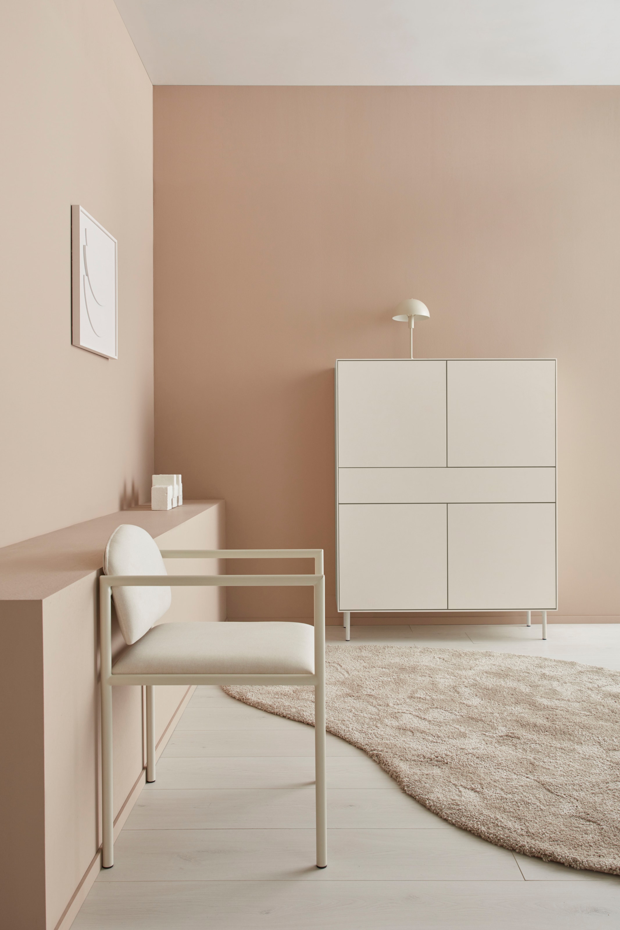 LeGer Home by Lena Gercke Highboard »Essentials«, Höhe: 144cm, MDF lackiert, Push-to-open-Funktion