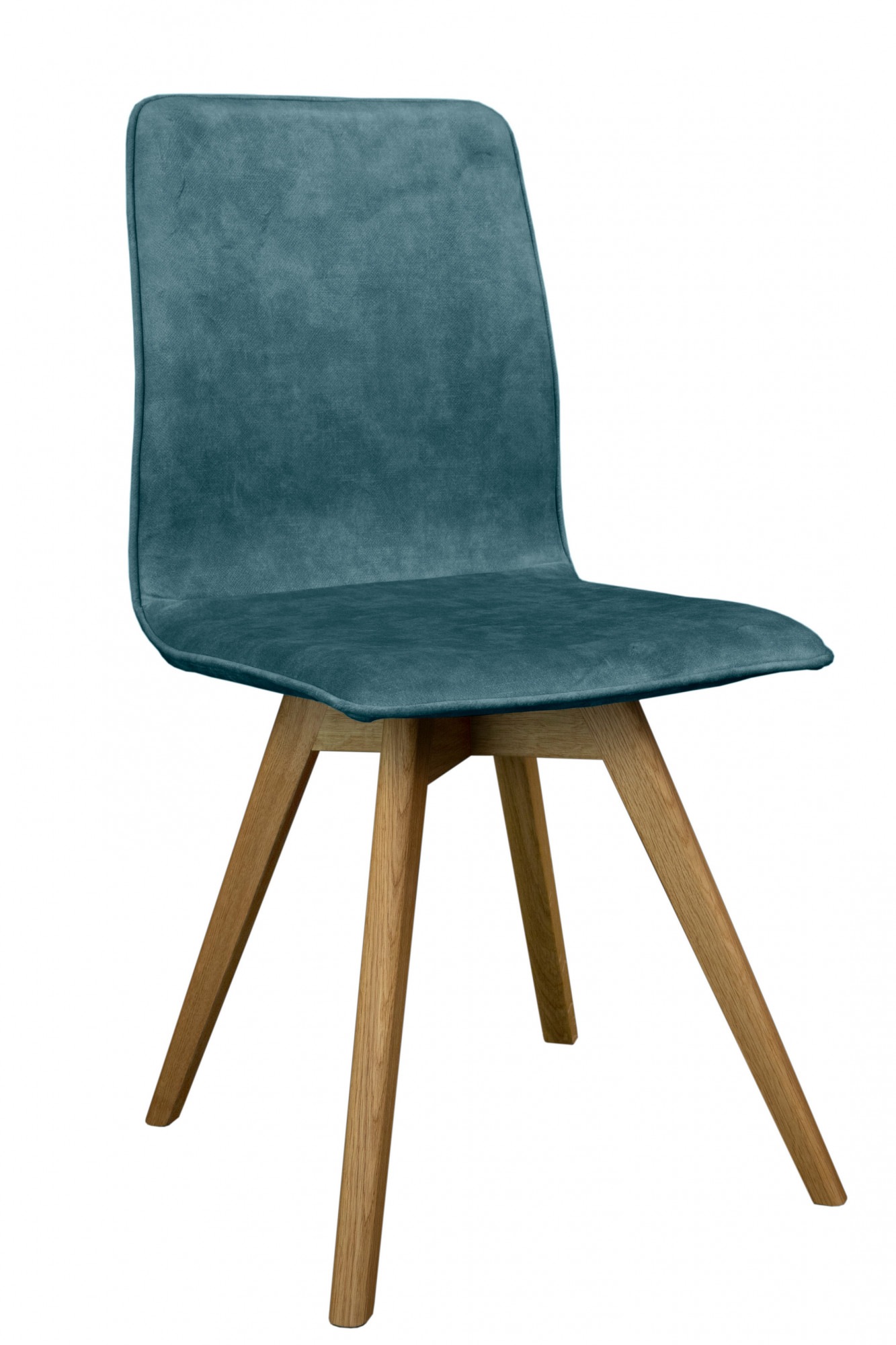 andas Esszimmerstuhl »Rania«, (Set), 2 St., Samtvelours, Massivholzgestell, mit Keder