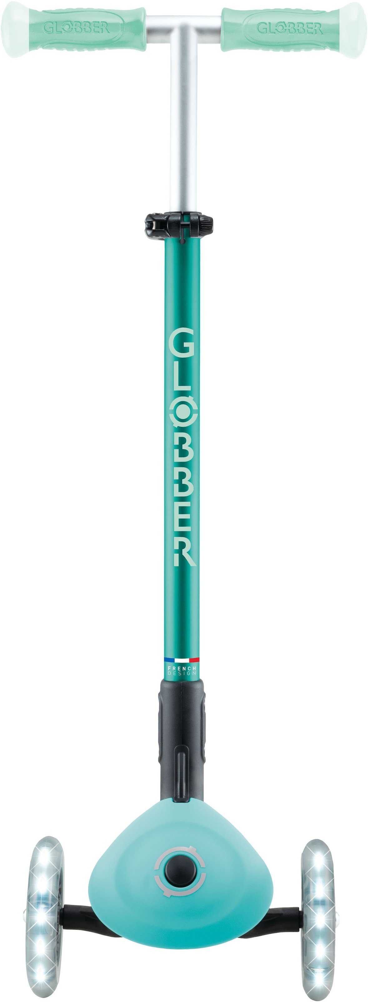 Globber Tretroller »ELITE GLOW LIGHTS, mit Leuchtrollen und Glow-Effekt«