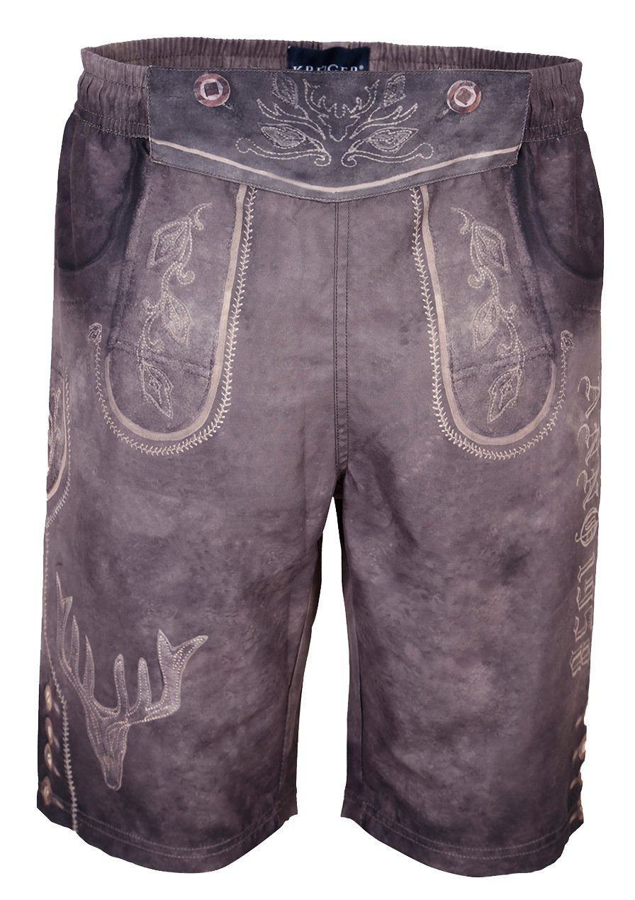 Bild von KRÜGER BUAM Badehose, Lederhosen-Optik