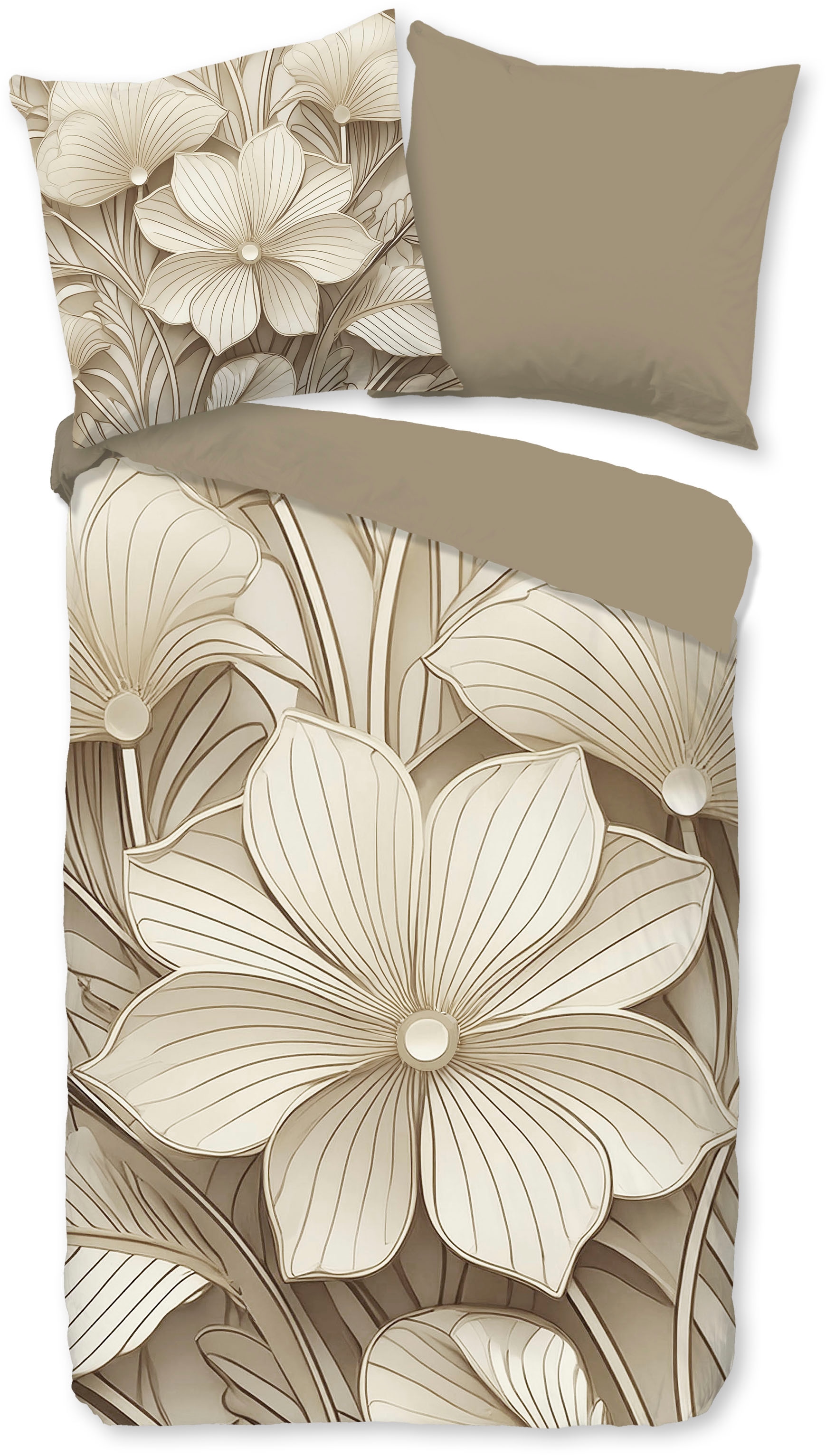 good morning Wendebettwäsche »Artdeco«, 100% Baumwolle, Renforcé, Reißversc günstig online kaufen