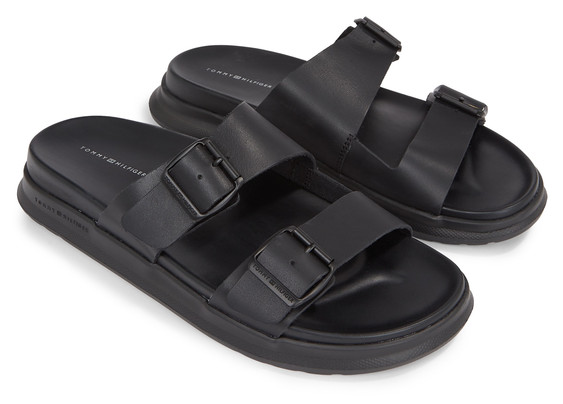 Tommy Hilfiger Pantolette »D DENSITY HILFIGER BUCKLE SANDAL  