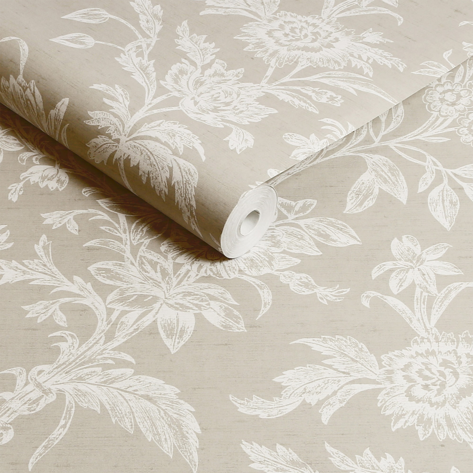 LAURA ASHLEY Vliestapete »Lloyd Dove« geblümt glatt 10mx52cm (ca. 5m2)