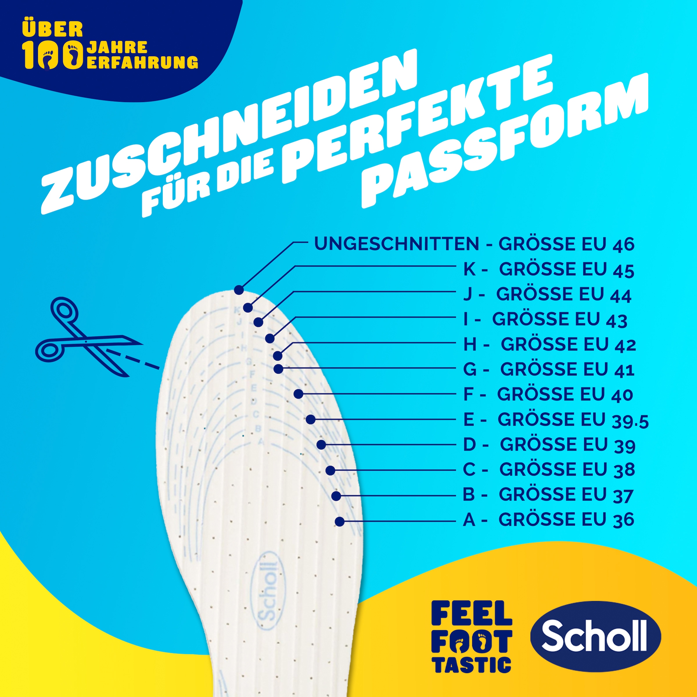 Scholl Einlegesohlen »atmungsaktive Einlegesohlen,«, (Packung, extra dünn, 1 Paar)