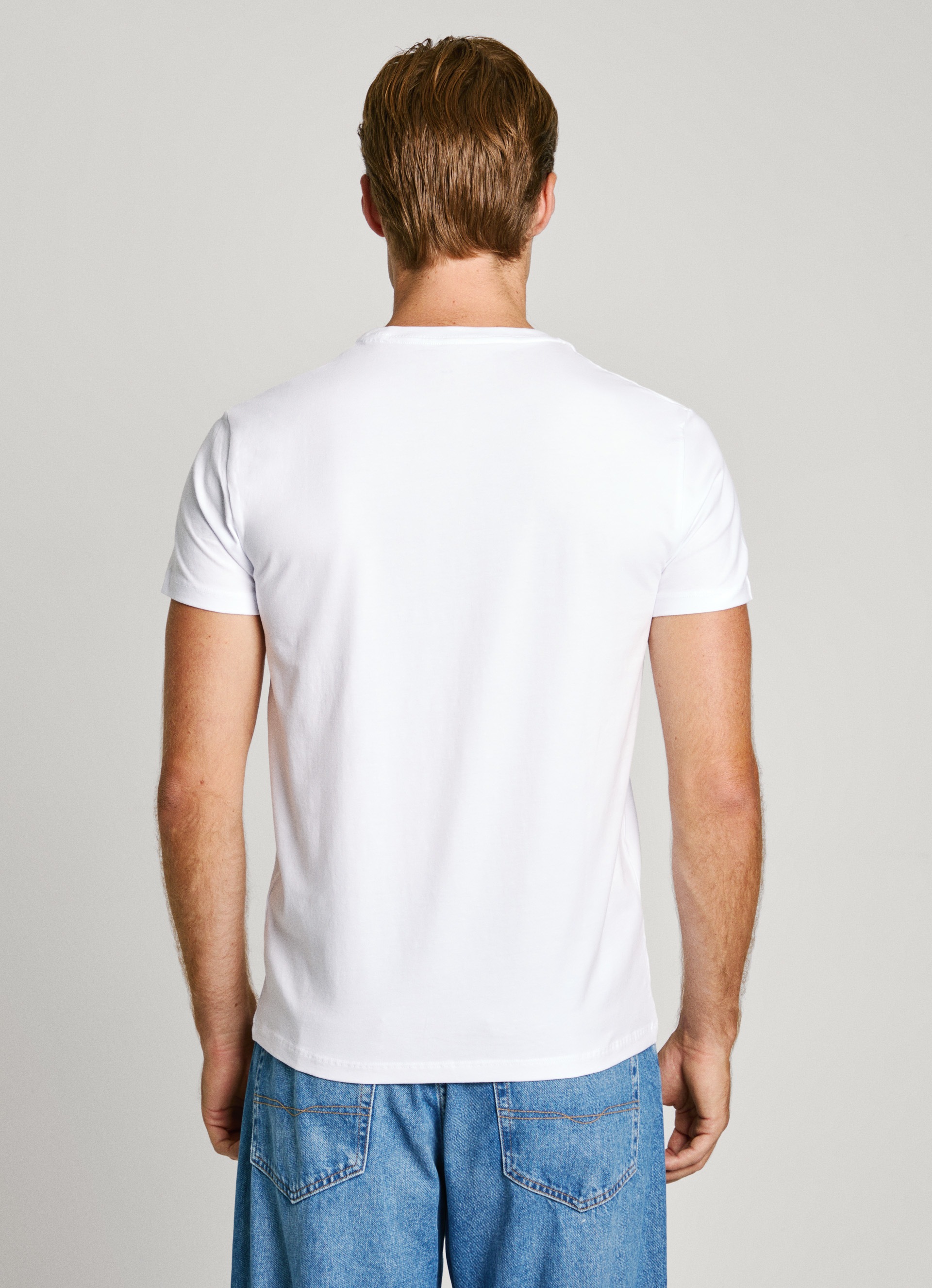 Pepe Jeans T-Shirt mit Markenprint vorne