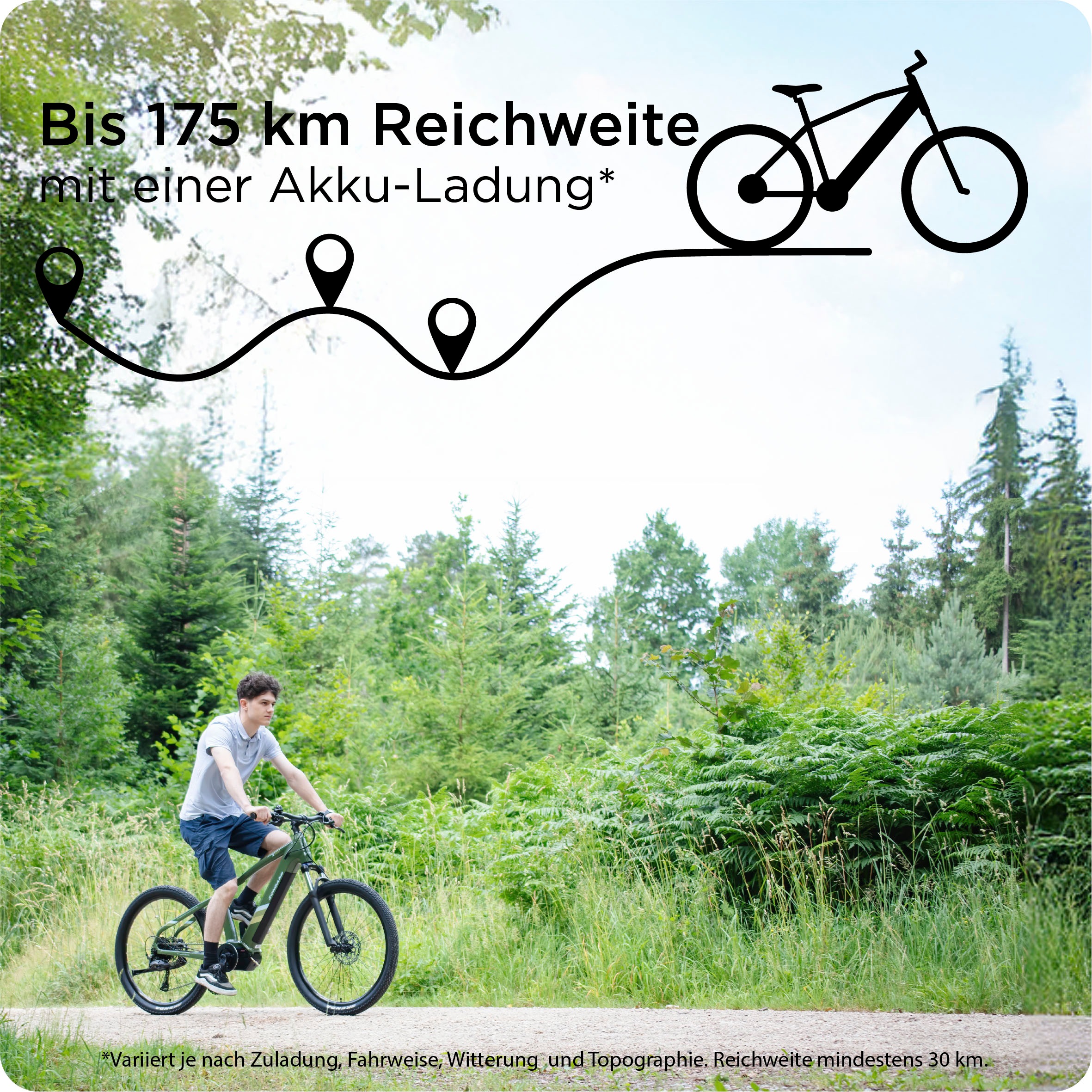 Zündapp E-Bike »X900«, 10 Gang, Shimano, Cues U6020 SGS, Mittelmotor 250 W